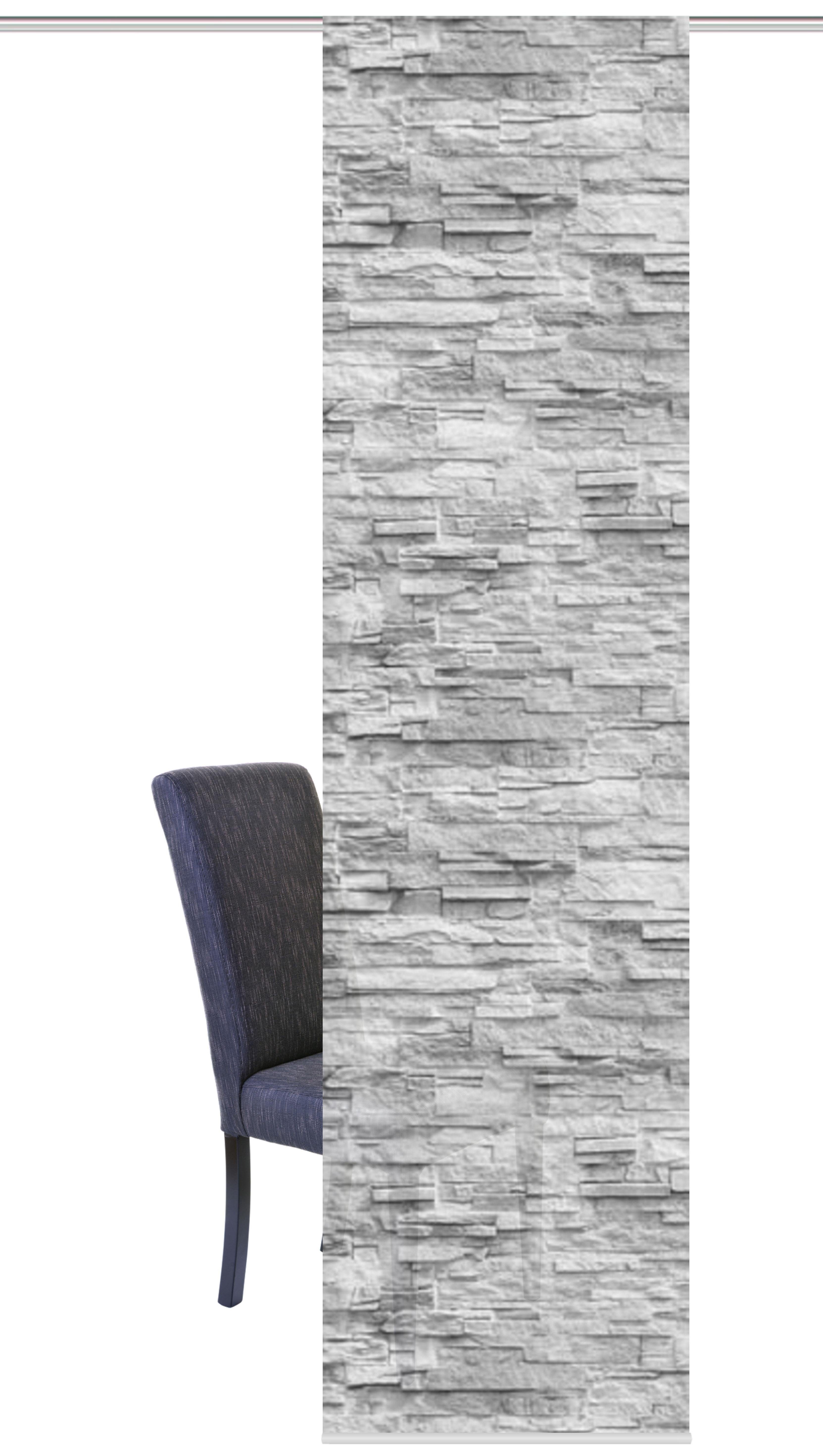 HOME WOHNIDEEN Schiebegardine WALLI (1 St), Paneelwagen, blickdicht, HxB: 245x60