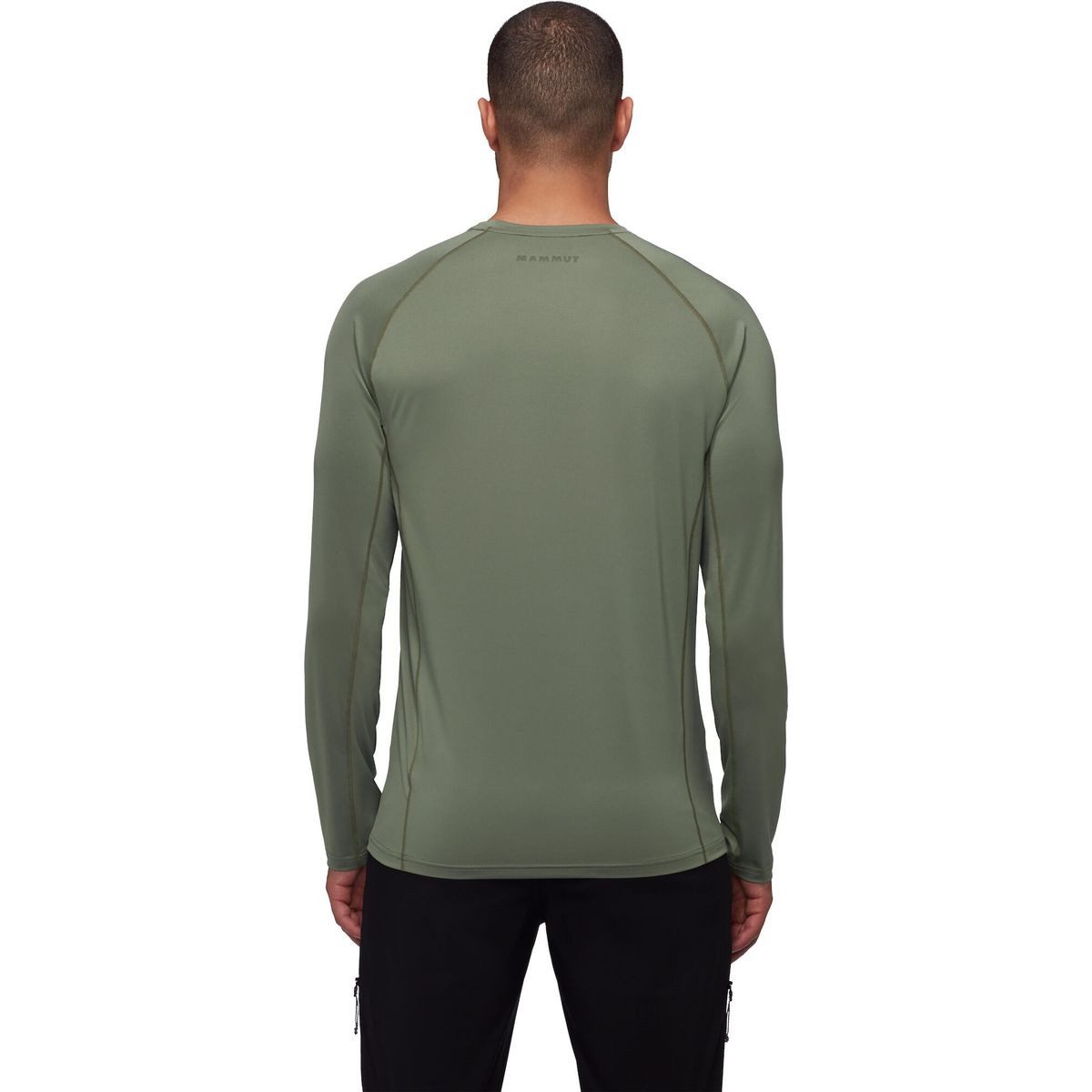 Mammut Fleecejacke Selun FL Longsleeve Men Logo Nachhaltiges Longsleeve mit UV-Schutz, geruchshemmend und