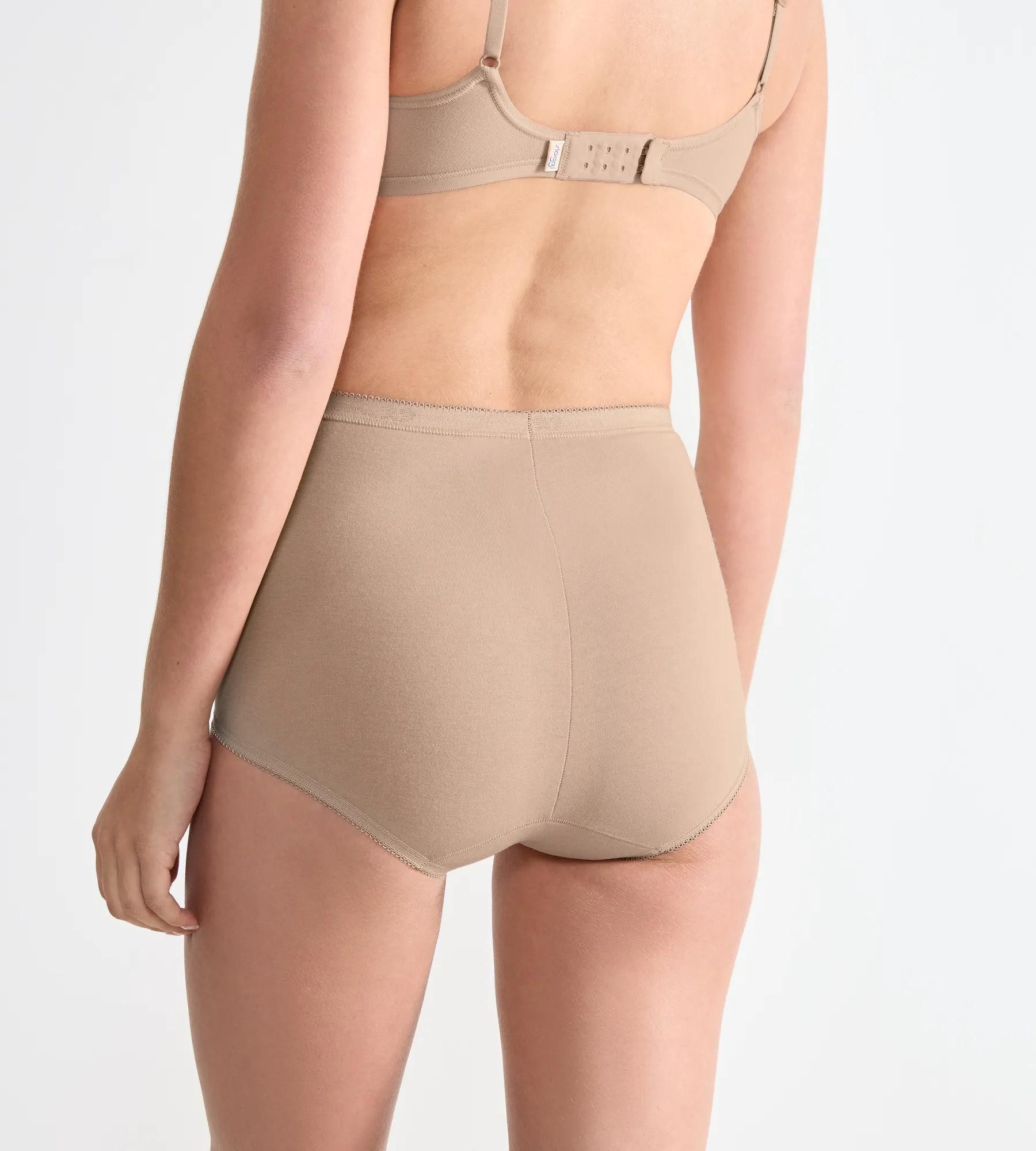 sloggi Maxislip Basic+ (4er Pack) weiche Nähte, Baumwollmischung