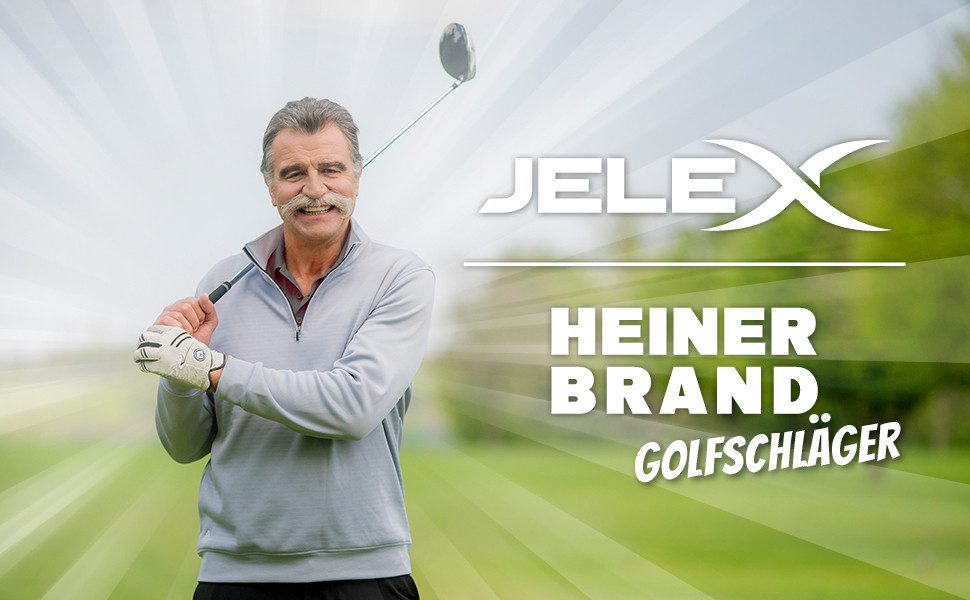 JELEX Wedge JELEX x Heiner Brand Wedge Golfschläger, rostfreies, langlebiges Material