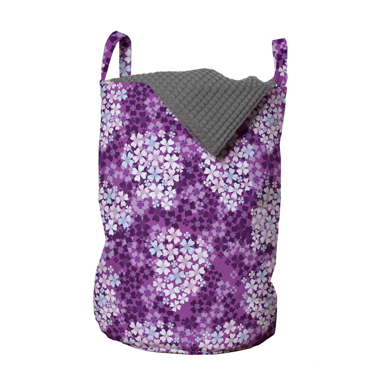 Waschsalons, mit Hydrangea Kordelzugverschluss Lilacs Feld für Abakuhaus Blumen Griffen Wäschekorb Wäschesäckchen