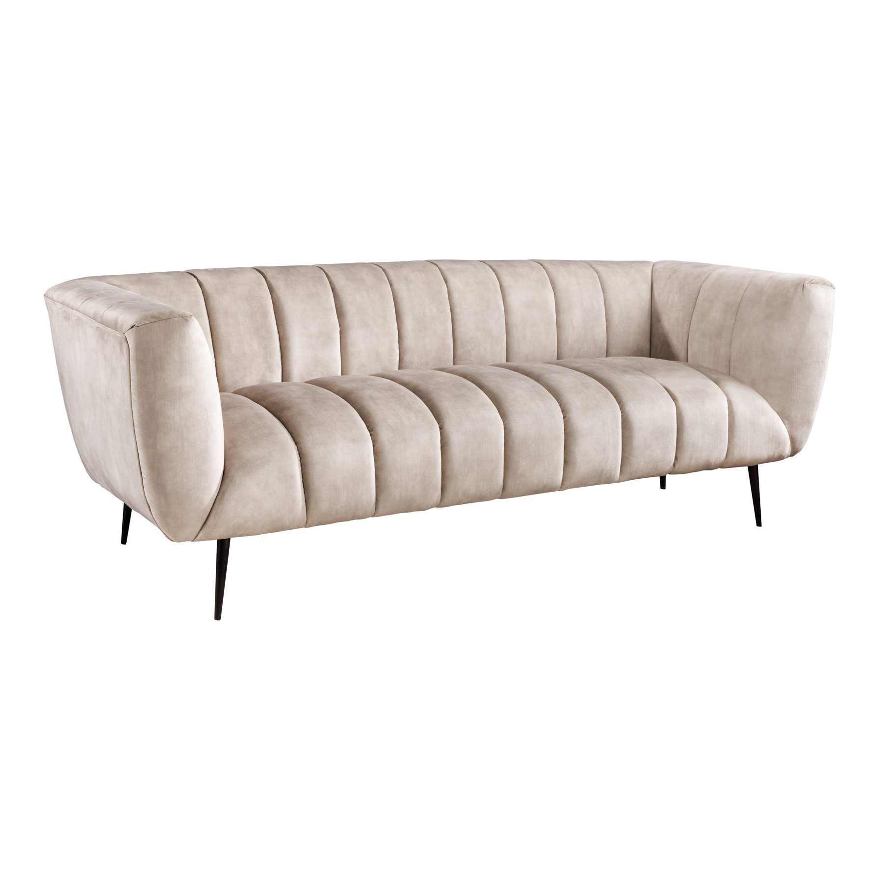 riess-ambiente Sofa NOBLESSE 225cm champagner / günstig online kaufen