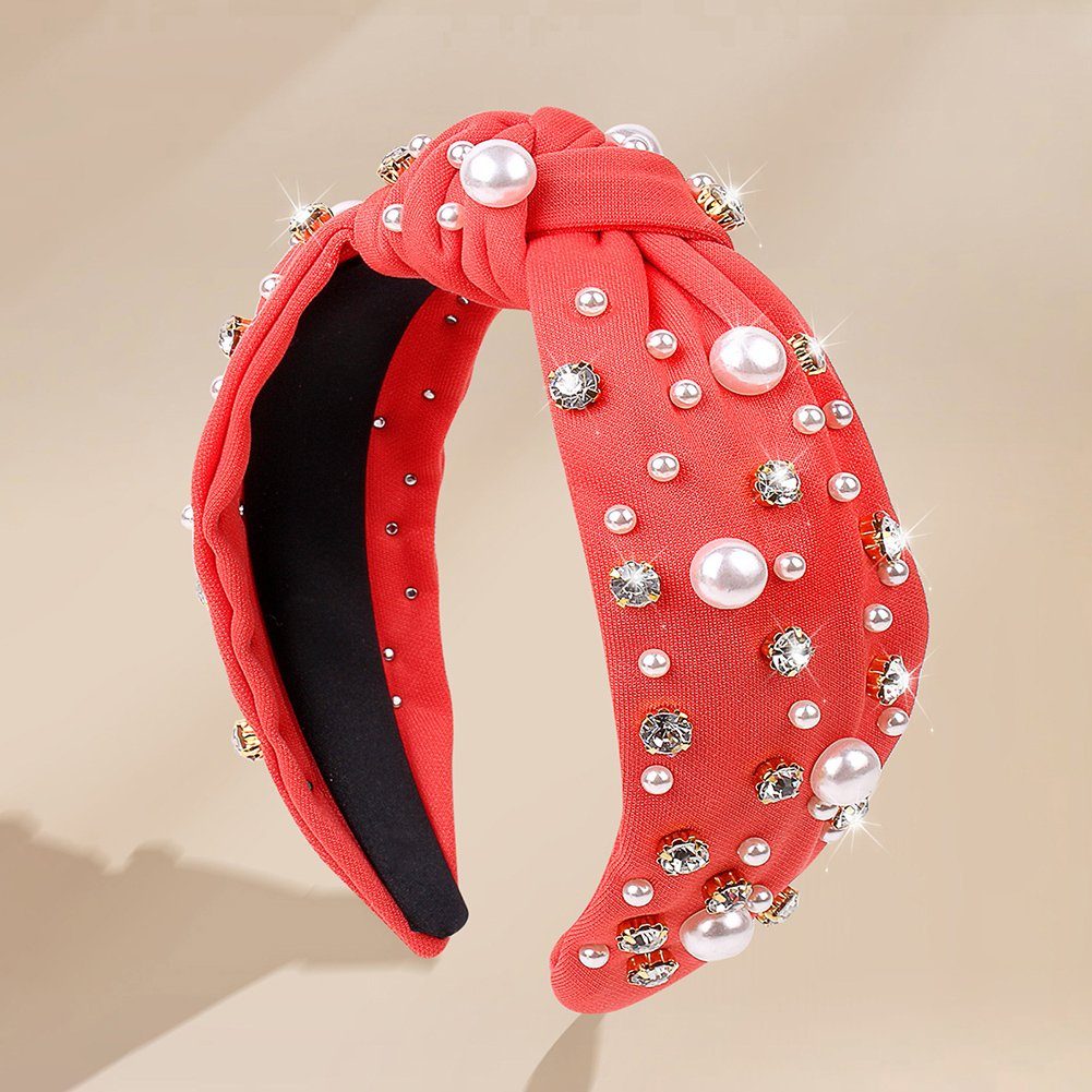 Haarband Ringförmige Süße watermelon Mode Strass Weibliche Blusmart red Modische Haarspange Haarband