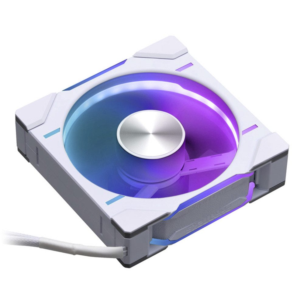 PHANTEKS Computer-Kühler Phanteks D30 PWM Reverse Airflow D-RGB PC-Gehäuse-Lüfter Weiß (B x H x