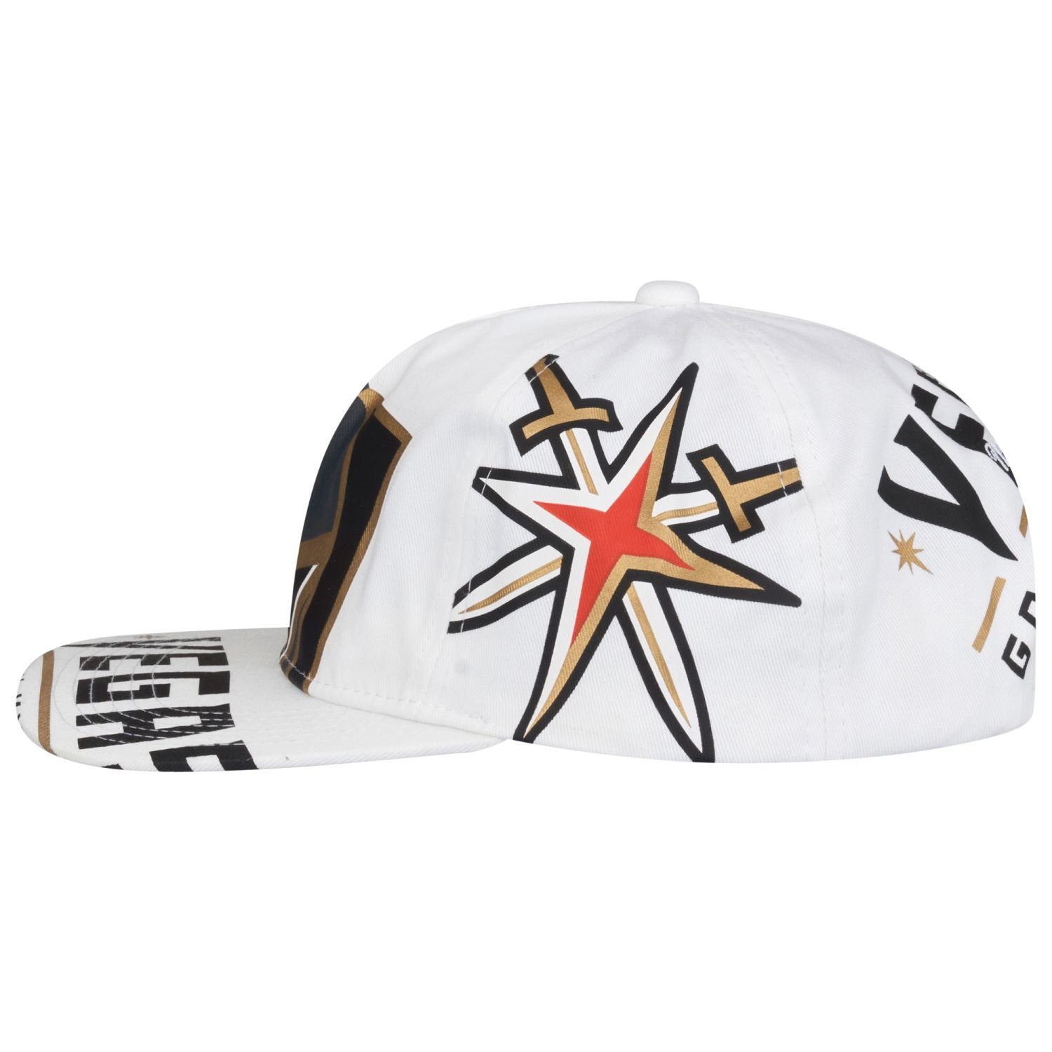Mitchell Cap Knights Unstructured Snapback DEADSTOCK Vegas Golden Ness &