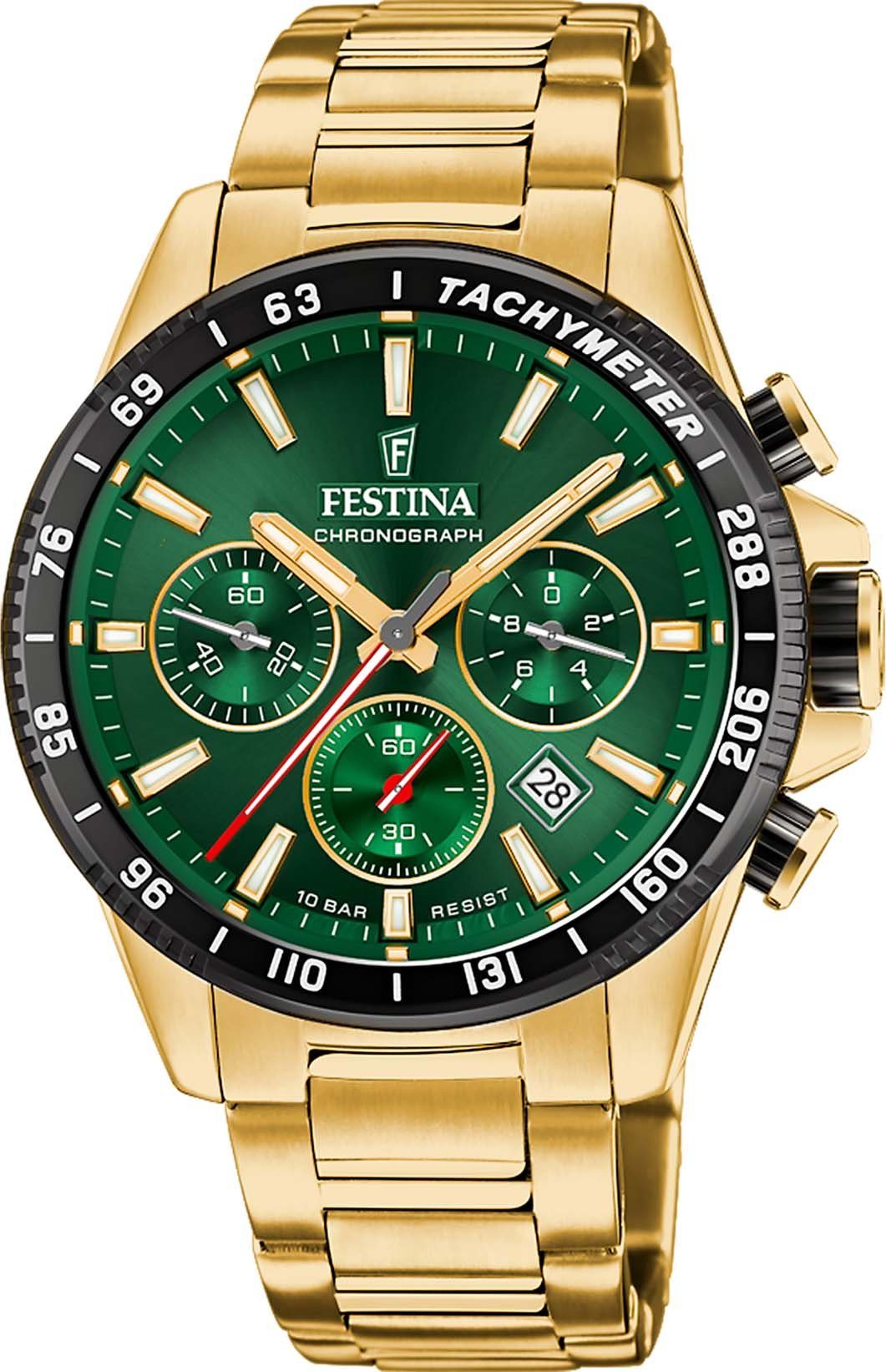 [Eröffnungspreis für alle Produkte] Festina Chronograph Timeless F20634/4 Chronograph