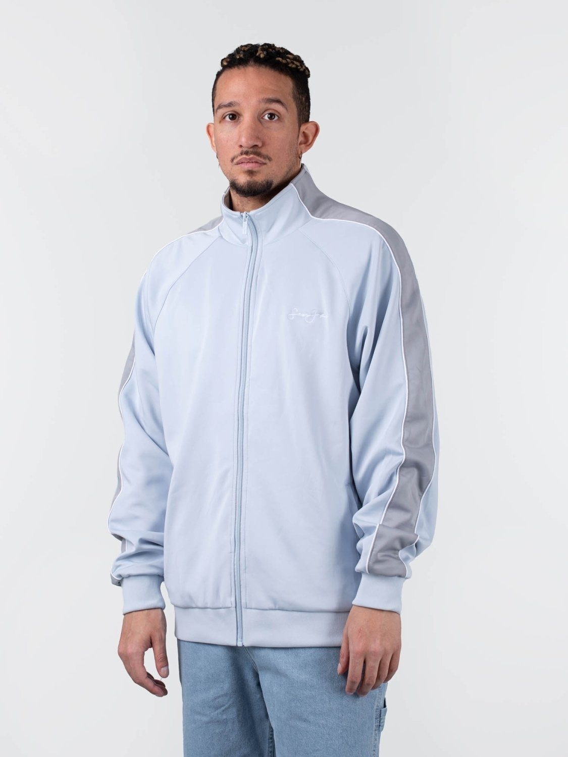 Sean John Trainingsjacke Sean John Script Logo Neoprene Track Jacket