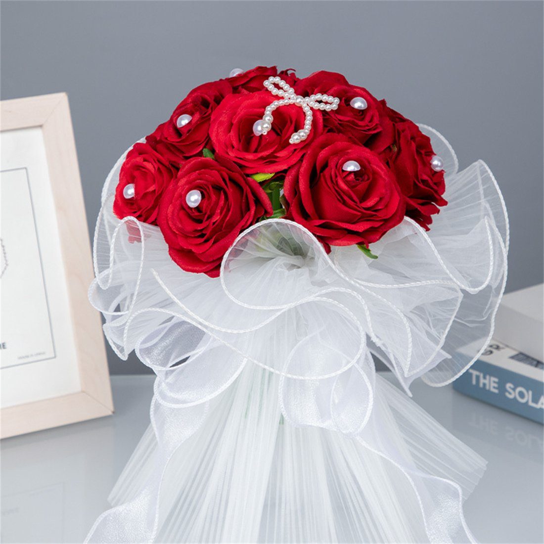 Hand Fotografie Bridal Requisiten, Simulation DÖRÖY Bouquet, Kunstblumenstrauß Bouquet Hochzeit