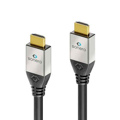 sonero sonero® Premium High Speed HDMI Kabel mit Ethernet, 2,00m, UltraHD / HDMI-Kabel
