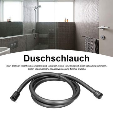 Welikera Brauseschlauch PVC Duschschlauch für Duschkopf,1,5m,360° Drehbare Anschlüsse