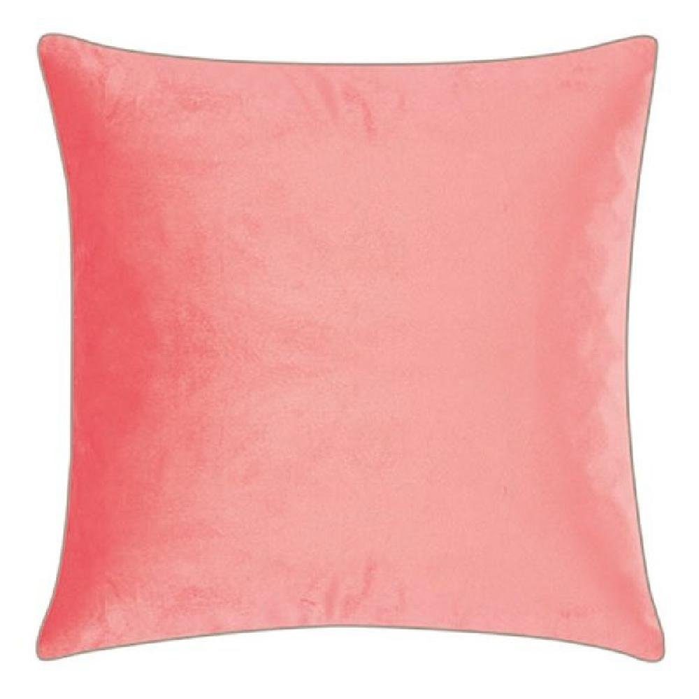 PAD Kissenhülle Elegance Pink Samt (50x50cm), Kissenhülle