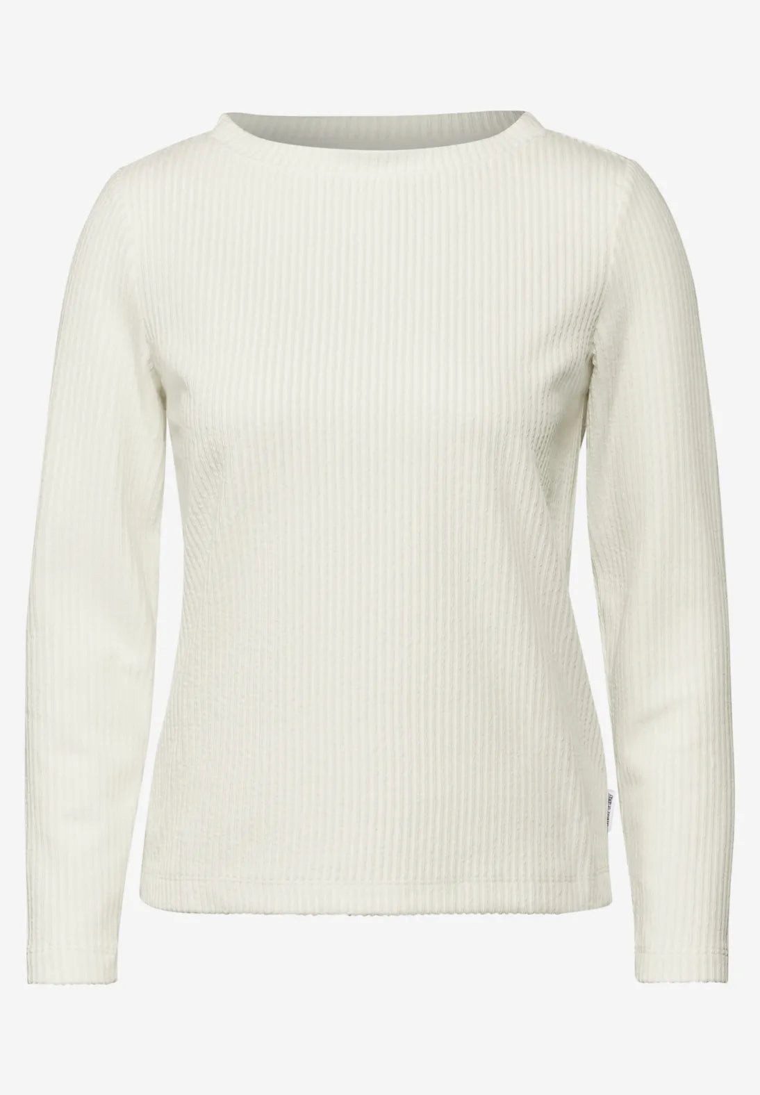 CECIL Langarmshirt Strukturshirt (1-tlg) günstig online kaufen