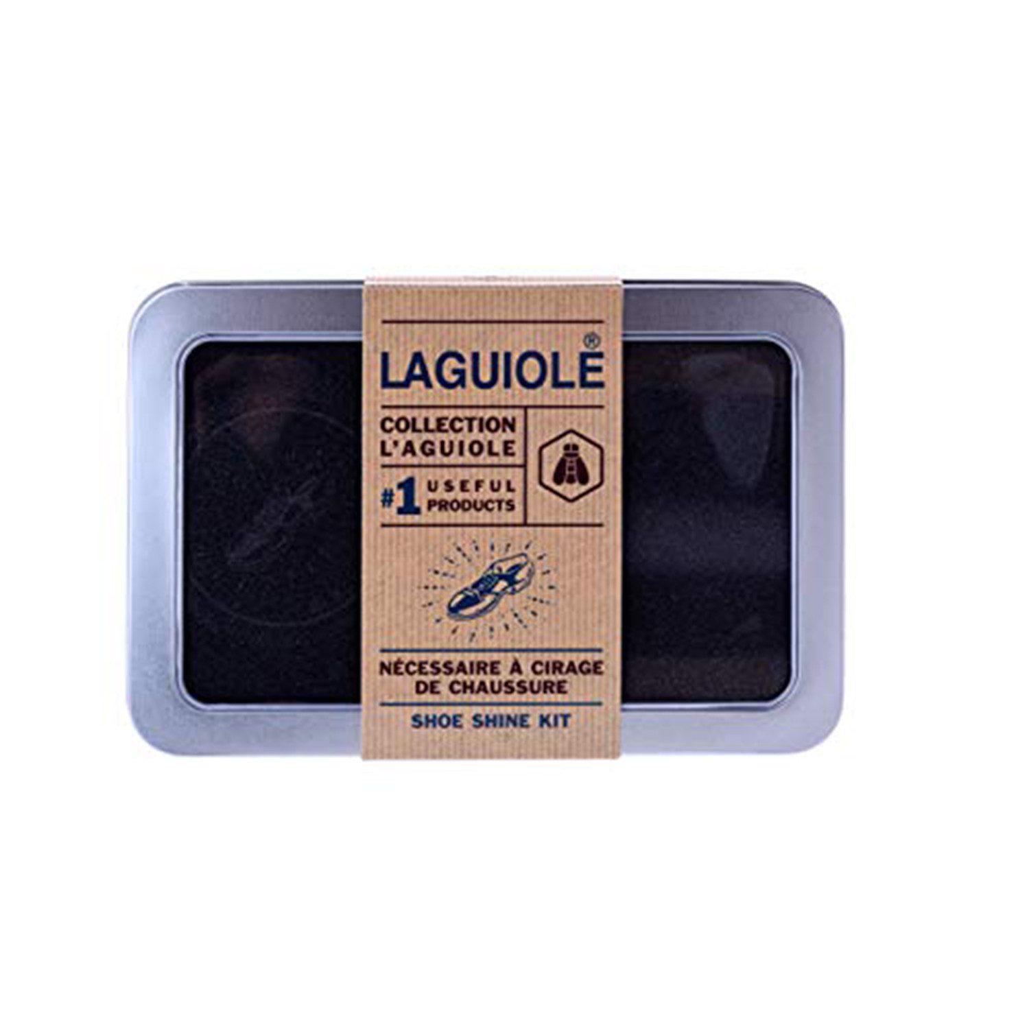 Laguiole Frankreich Schuhputzbürste Laguiole - Schuhputz-Set