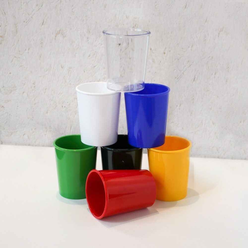 Ornamin Kinderbecher Mini Moritz mit Deckel zum Mitnehmen, SAN, BPA-frei l Dessertbecher l Made in Germany