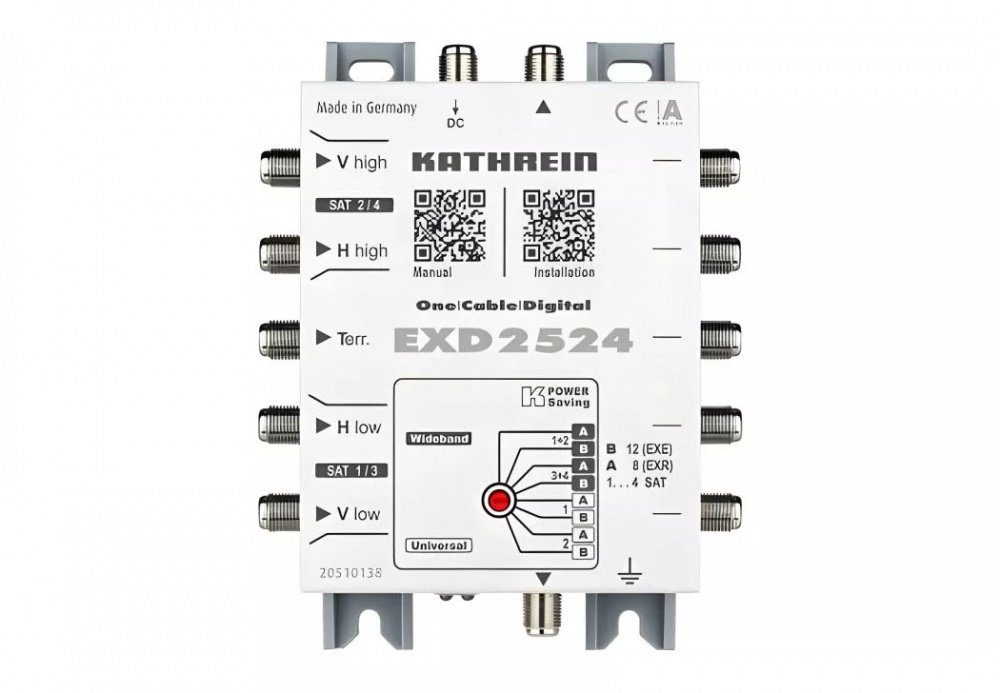 Kathrein SAT-Multischalter Kathrein EXD 2524 Unicable Kaskade 5 auf 24