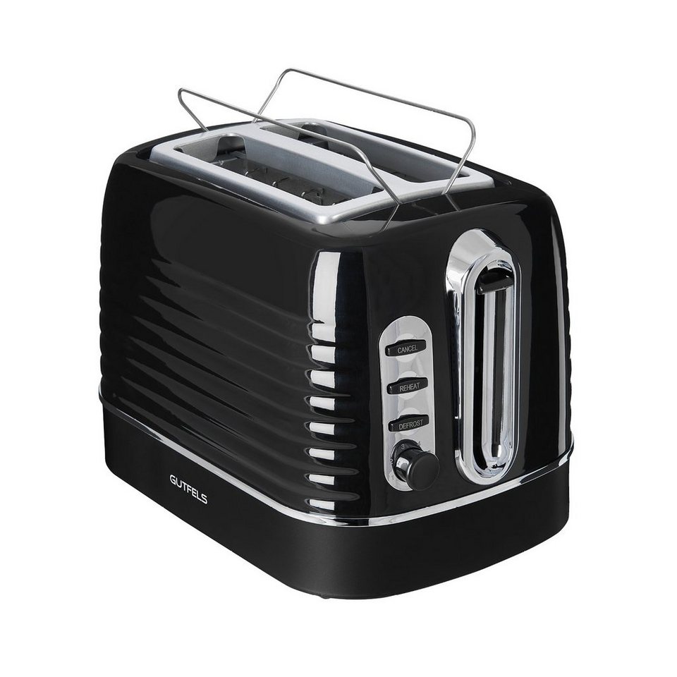 Gutfels Toaster TOAST 3300 C, 2 kurze Schlitze, 1050 W, Integrierter  Brötchenaufsatz und Toast-Zentrierung, Höhenlift - Ermöglicht ein sicheres  und einfaches Entnehmen nach dem Toasten