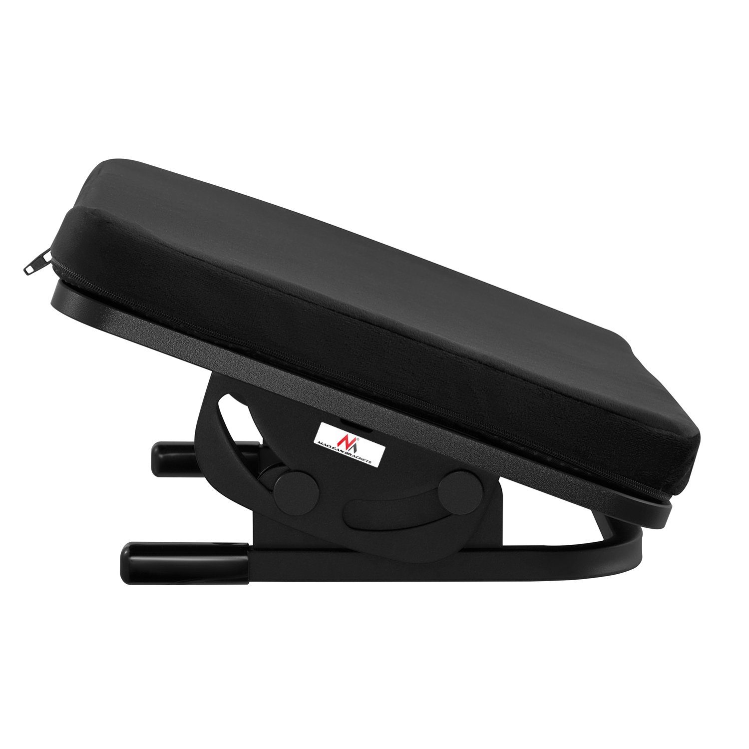 Maclean Fußstütze MC-460, Ergonomische Fußstütze mit Abnehmbarem Kissen