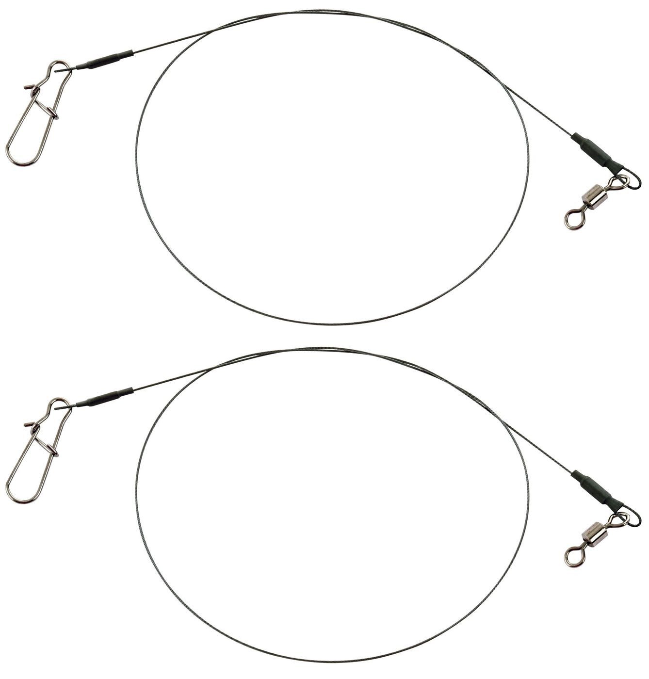 Fox Rage Kunstköder Fox Rage 7 Strand Surefit Titanium Leader 40cm - 2 Titanvorfächer