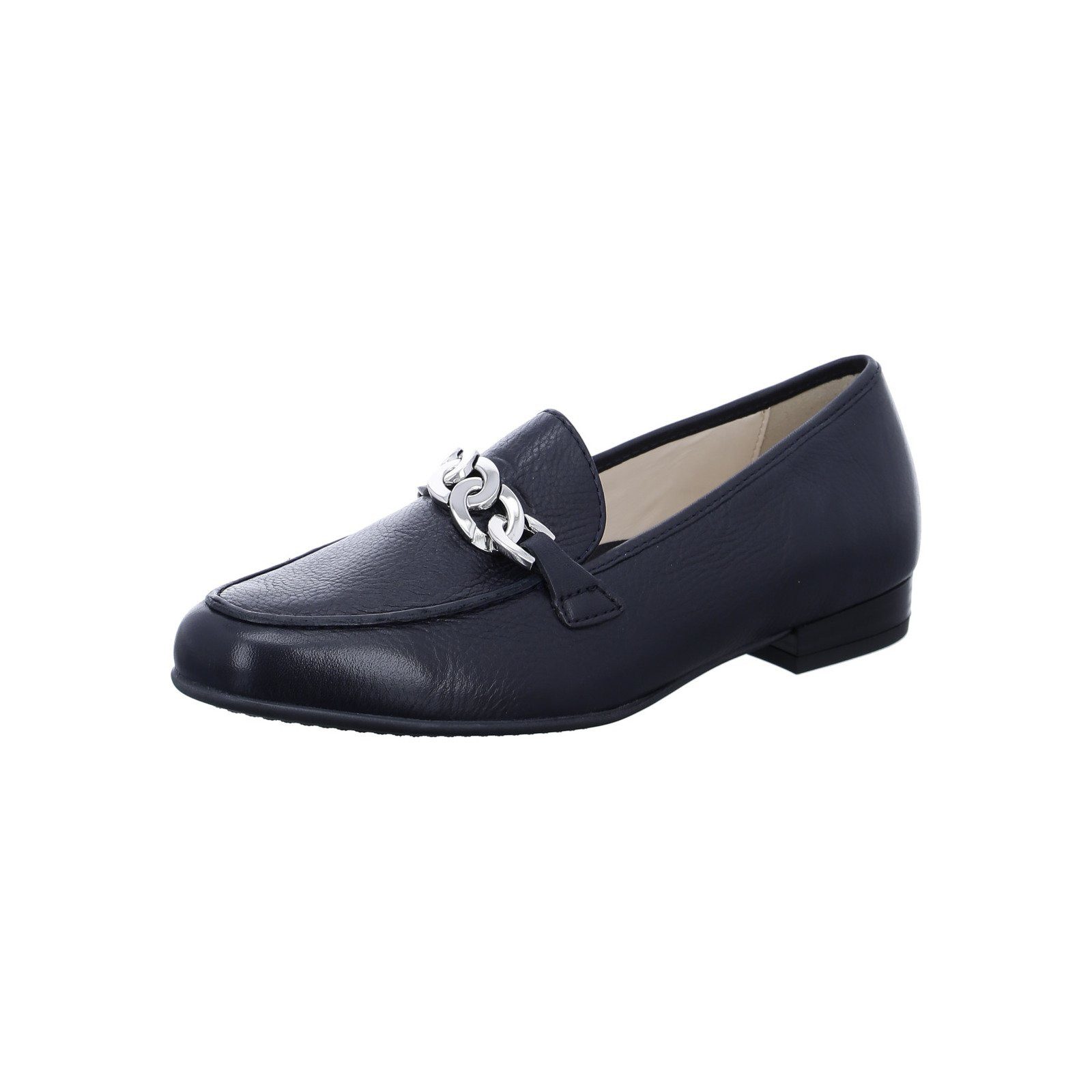 Ara Kent - Damen Schuhe Slipper Glattleder blau