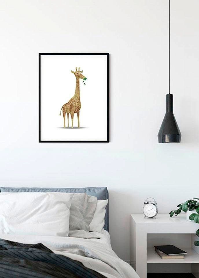 Tiere Animal Schlafzimmer, Giraffe, Poster Wohnzimmer St), Cute Kinderzimmer, (1 Komar