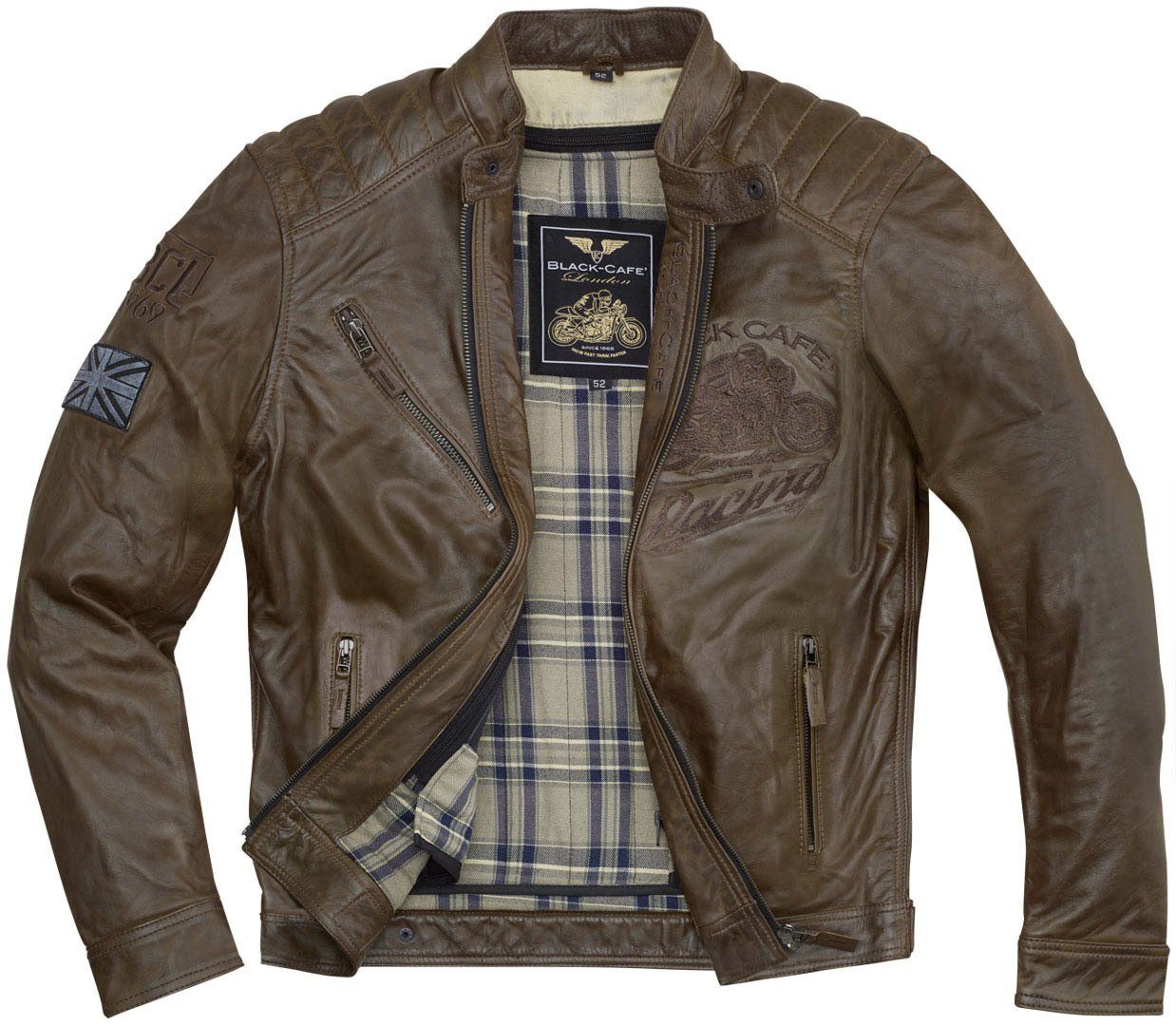 Black-Cafe London Motorradjacke Black Cafe London Houston Motorrad Lederjac günstig online kaufen