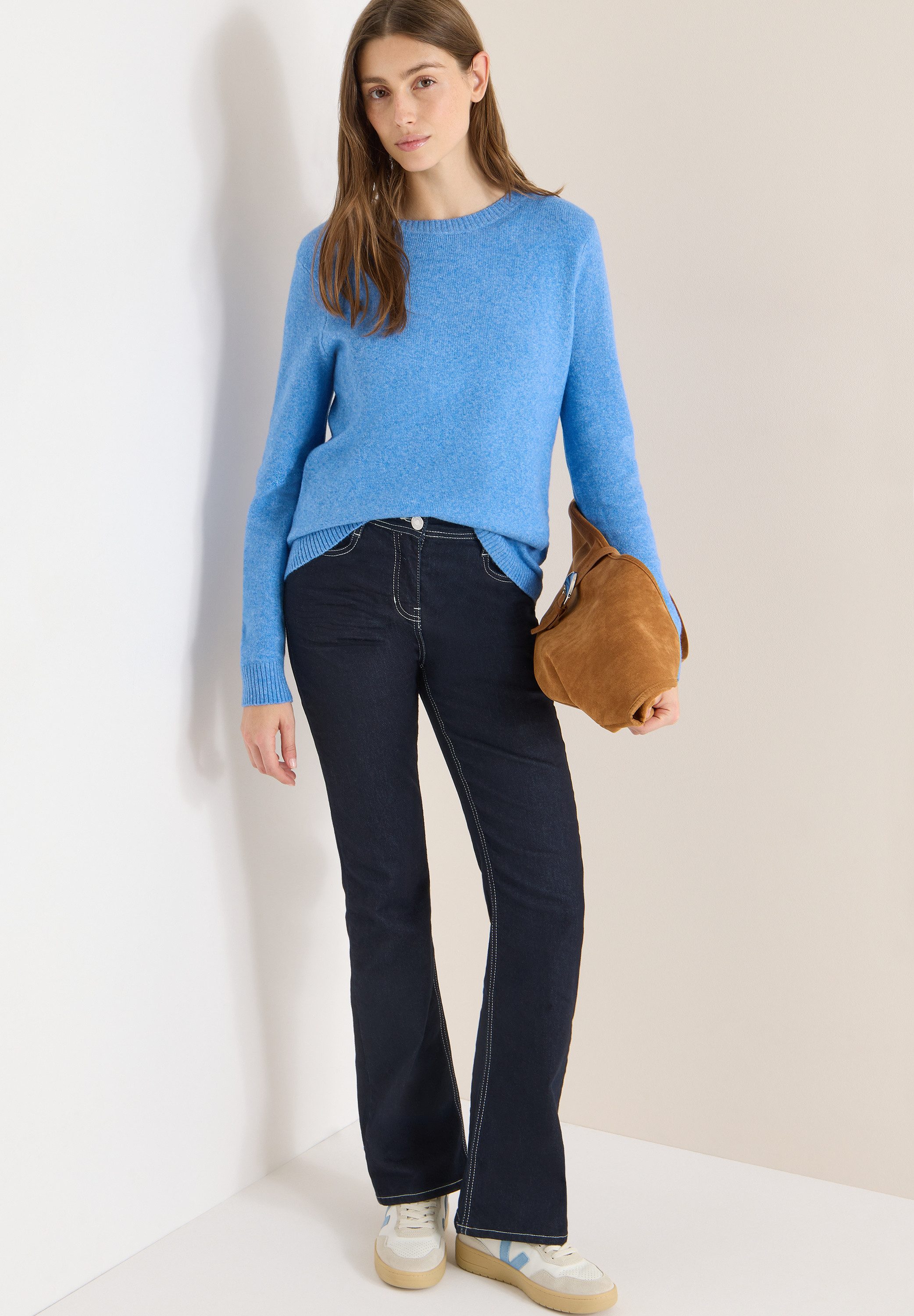 CECIL Strickpullover mit U-Boot-Ausschnitt