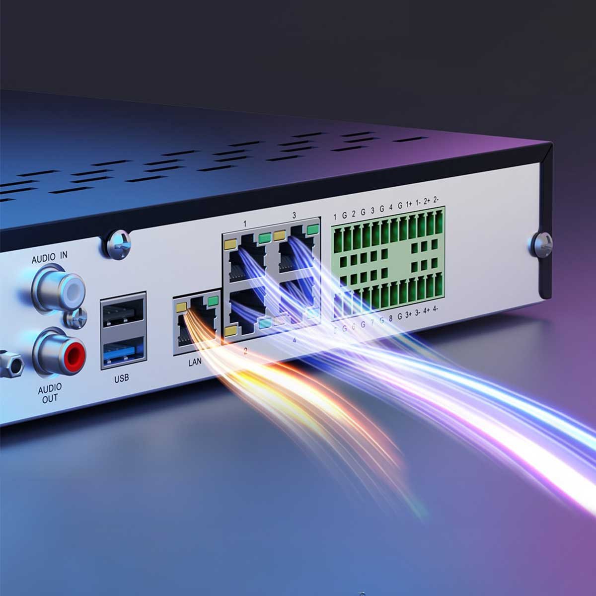 Reolink NVS36 36-Kanal 12 MP Netzwerk-Videorecorder (HDMI und VGA-Videoausgang)