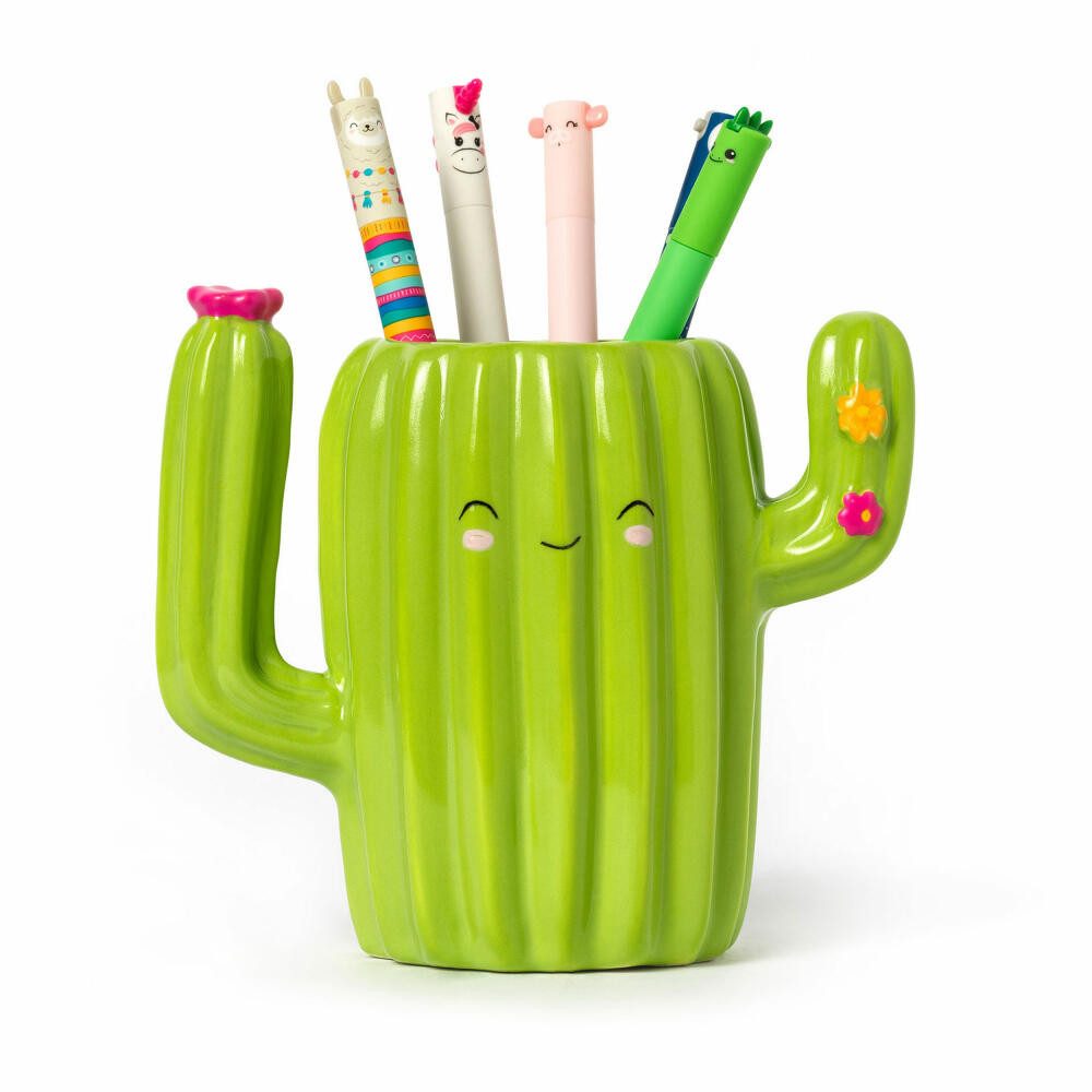 Legami Organizer Ceramic Pen Holder Desk Friends Cactus
