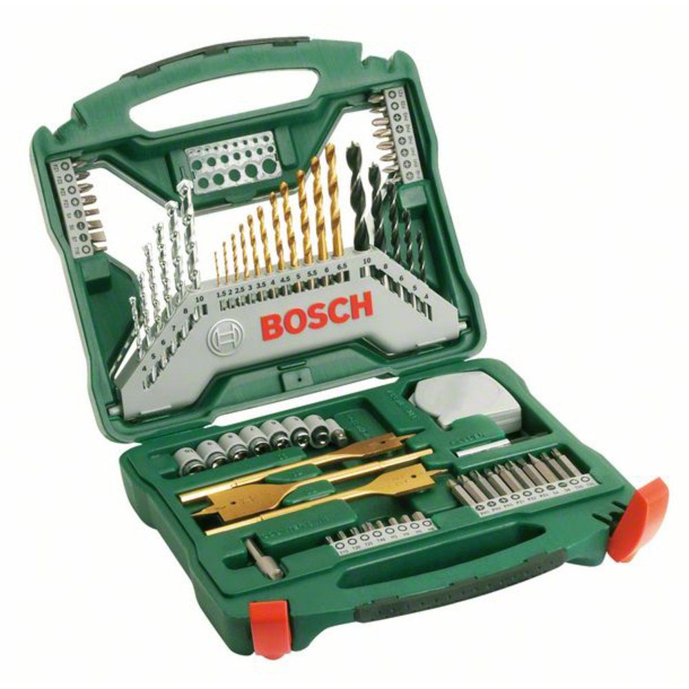 Bosch Accessories Bohrer- und Bitset Bosch Accessories 2607019329 X-Line 70teilig Bohrer- und Bit-Sortiment, inkl. Messband + inkl. Bitset