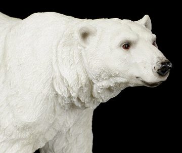 Figuren Shop GmbH Tierfigur Eisbären Figur gehend - Tier Dekoration