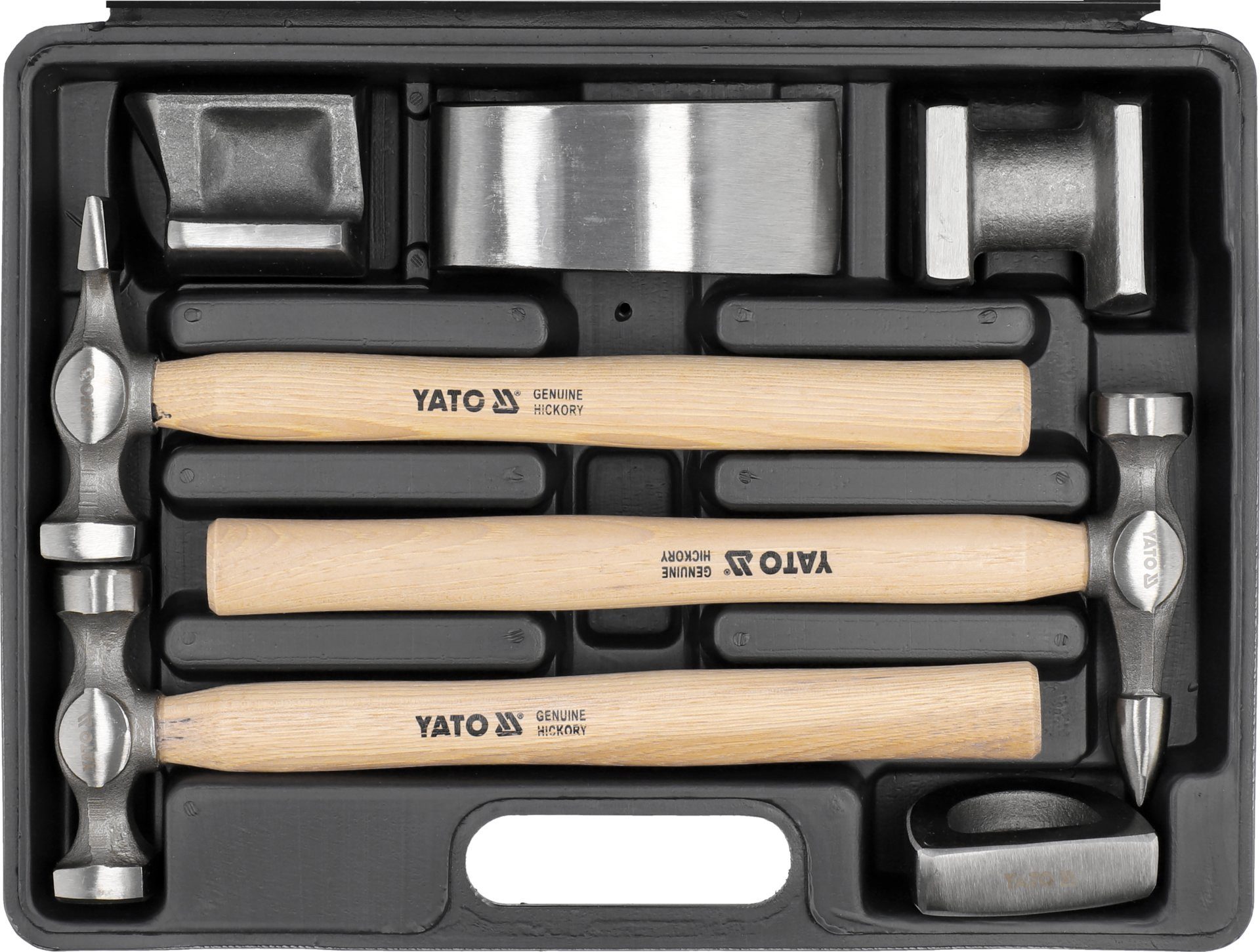 TRIZERATOP Hammer Karosseriehammer, Ausbeulhammer Set verschiedene Schaftprofile