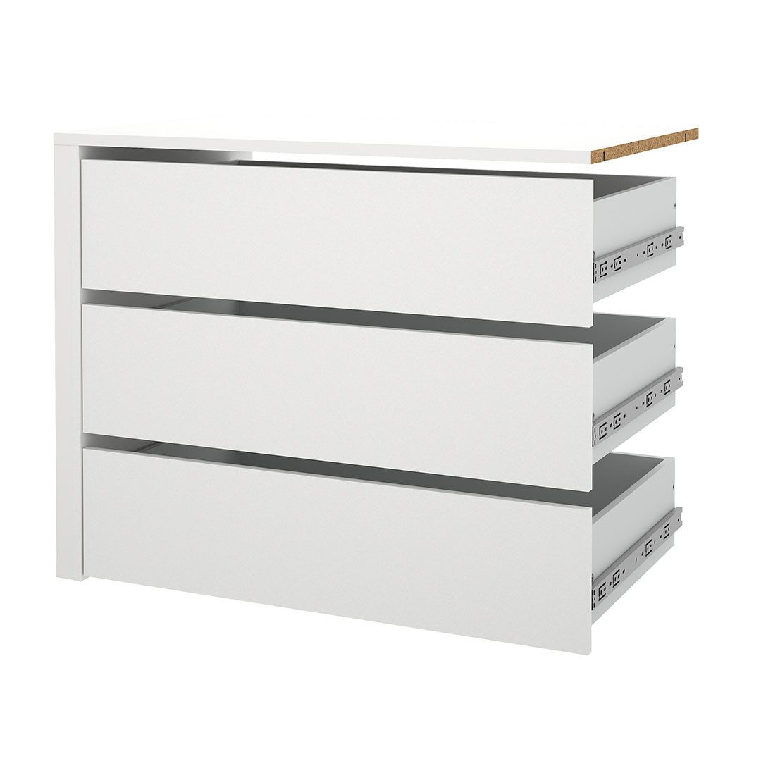 Tvilum Kleiderschrank Catania Schubladeneinsatz 3 Schubladen 87 cm bis 1