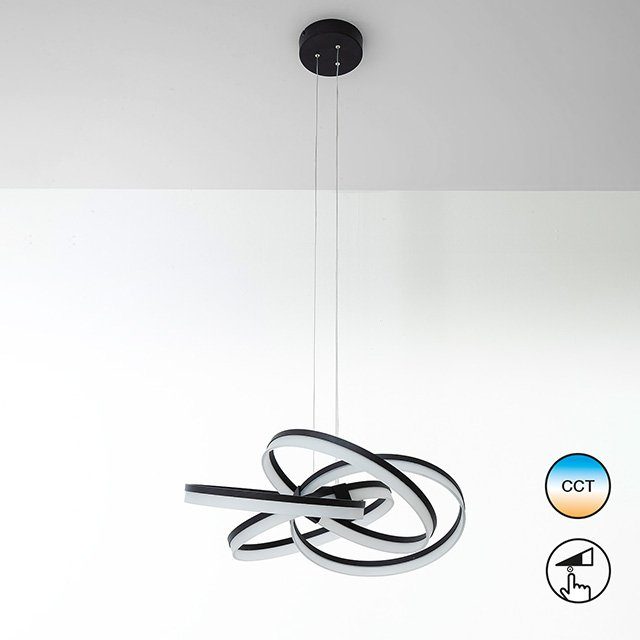 Dimmfunktion, LED WOHNEN-Kollektion LED Loop, Farbwechsler Pendelleuchte fest SCHÖNER integriert,