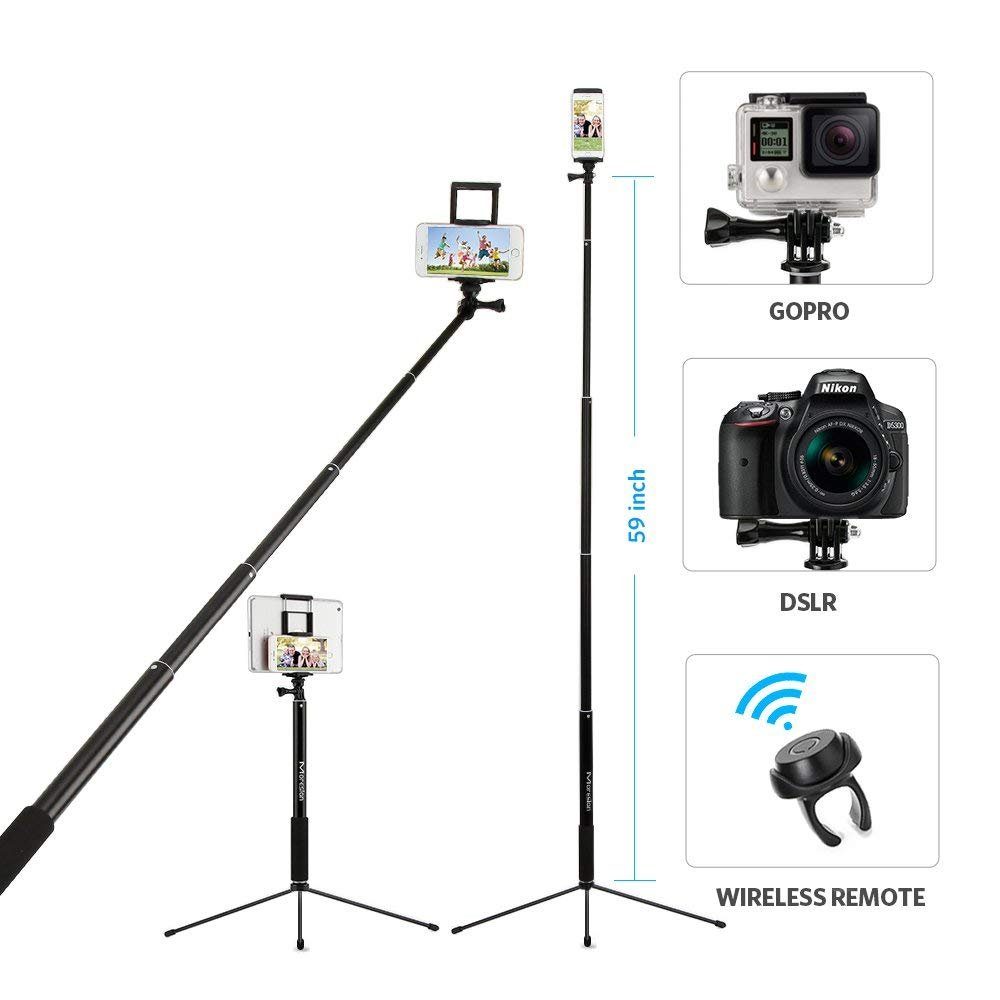 Selfie-Stick Moreslan Selfie Stick gestochen scharfe Selfies
