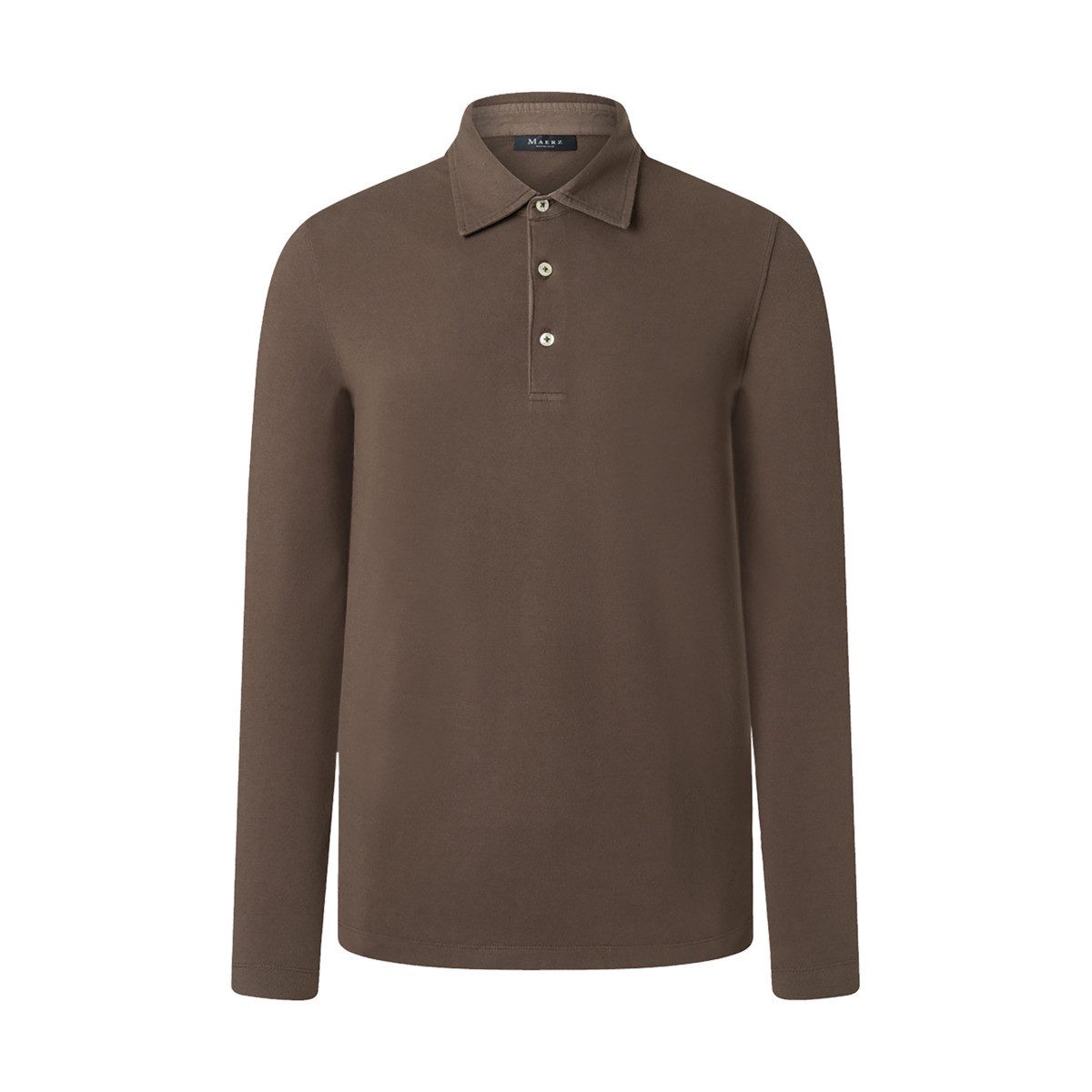 MAERZ Muenchen Poloshirt Maerz Muenchen 646300 Langarm-Poloshirt Herren Bekleidung