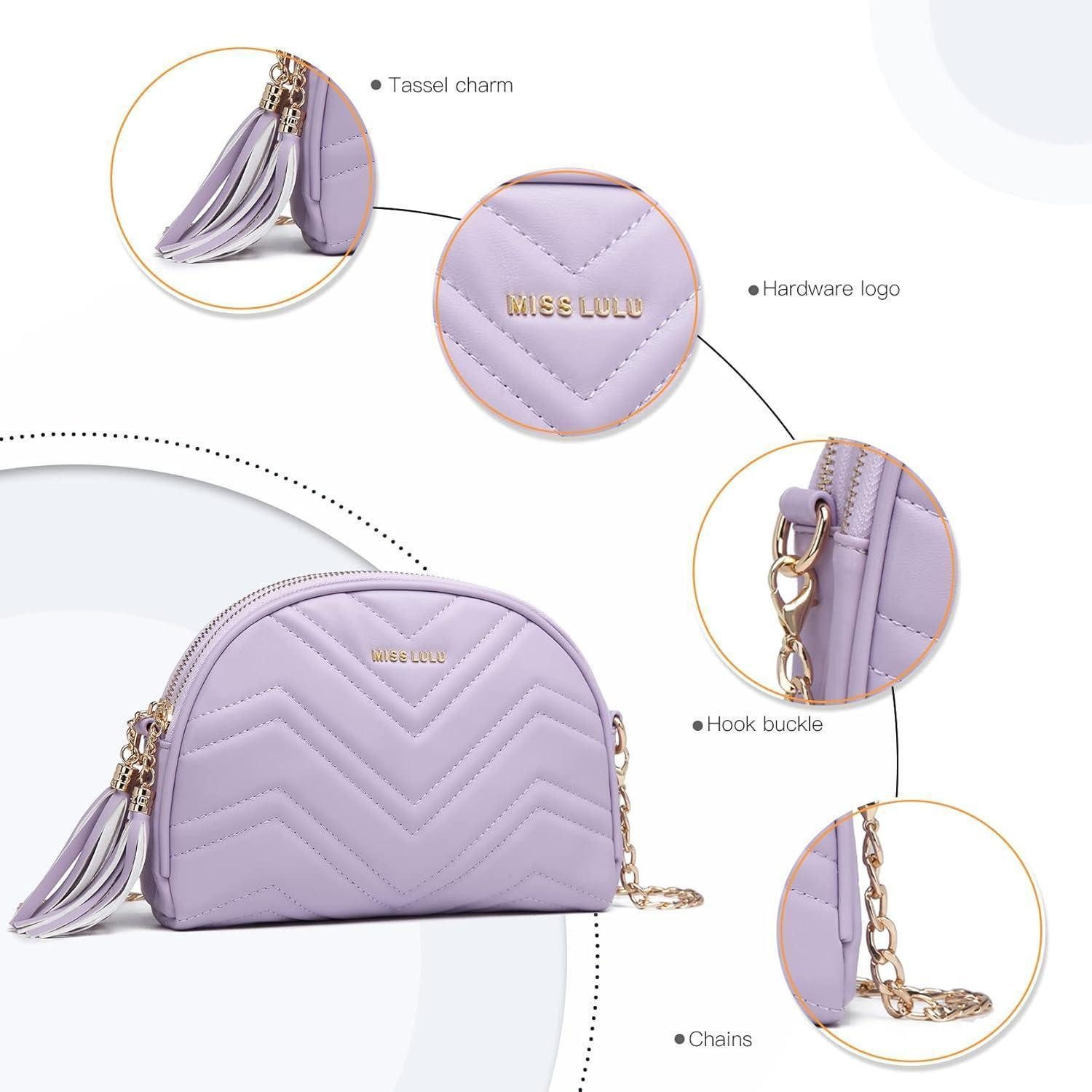 LuxusKollektion Umhängetasche Umhängetasche Damen Klein aus PU Leder mit verstellbarem Gurt