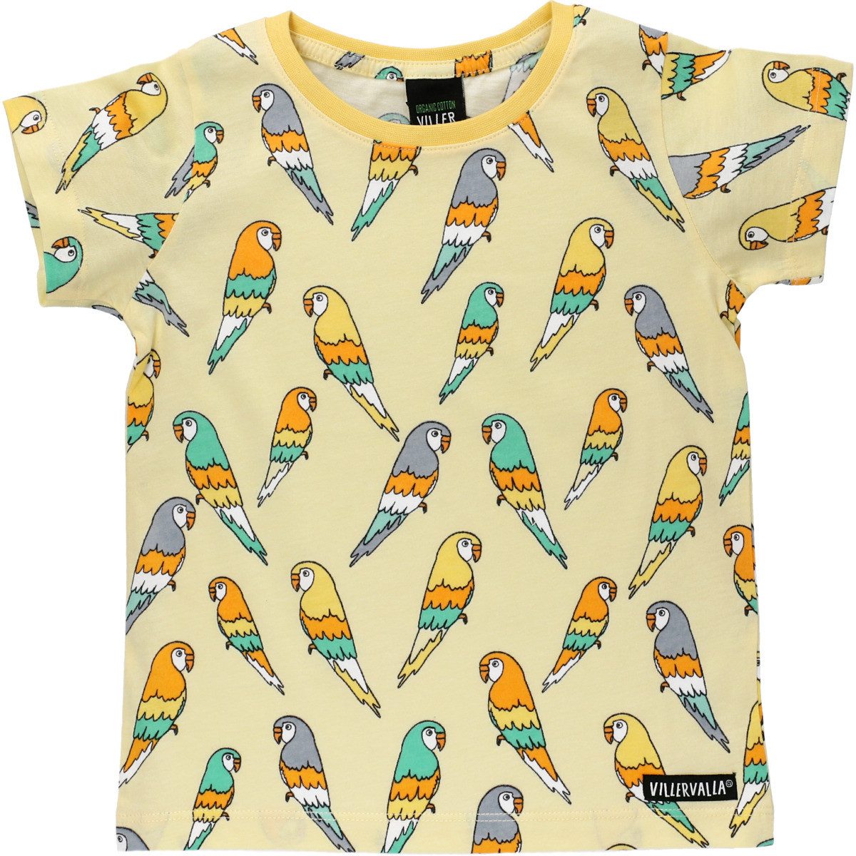 Villervalla T-Shirt Budgie Unisex Kinder (1-tlg) Shirt, Oberteil, Leibchen, Funktionsshirt, Shortsleeve Shirt
