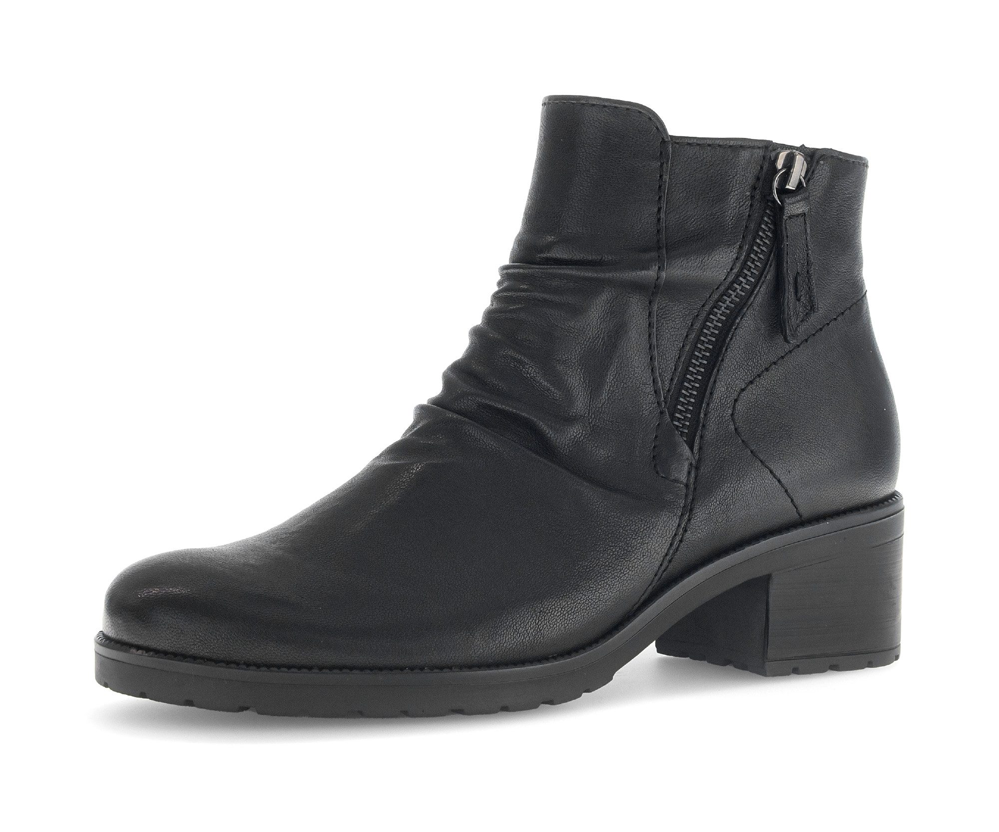 Gabor TUNIS Stiefelette, Blockabsatz, Ankleboots, Zierreißverschluss außen, günstig online kaufen