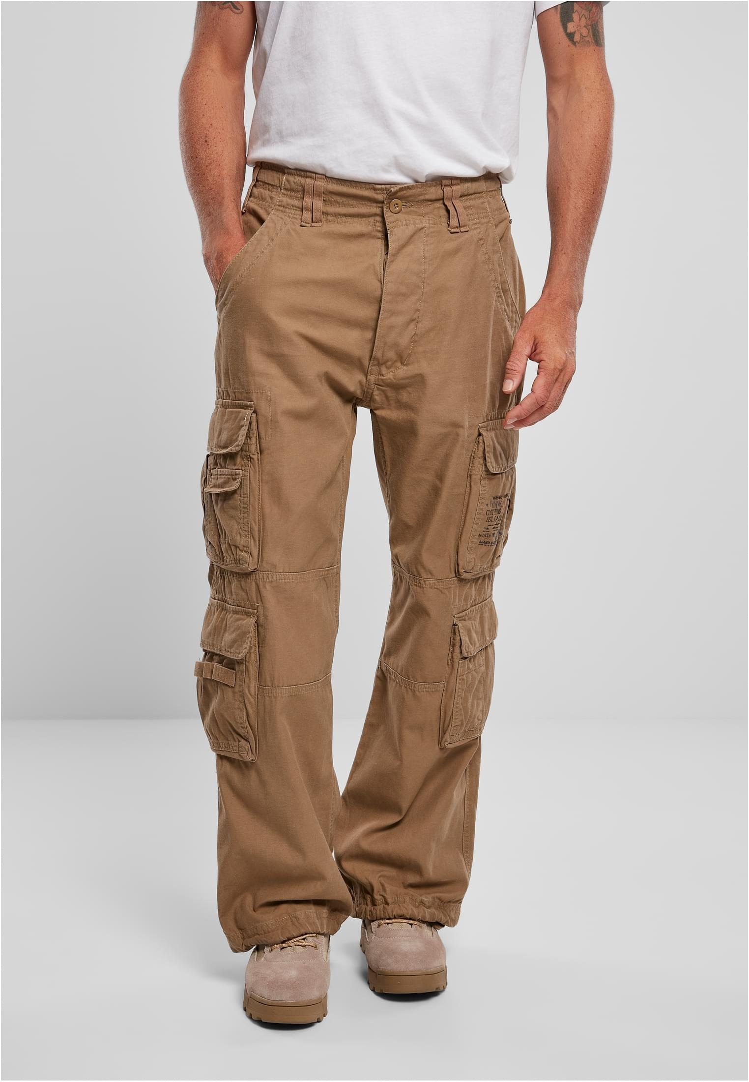 Brandit Cargohose Herren Vintage Cargo Pants (1-tlg) beige