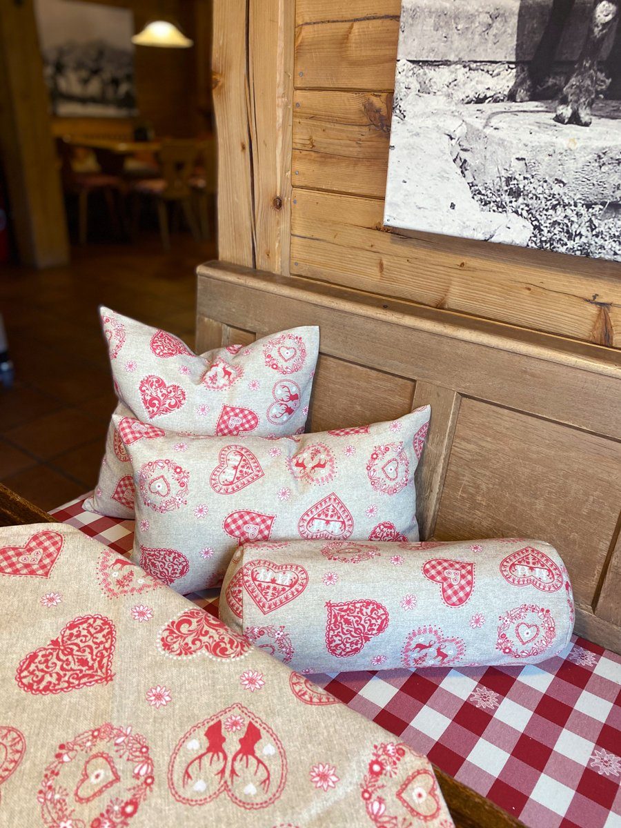 beties Kissenbezug Alpen Hütte, (1 Stück), 50x50 cm pflegeleichtes Baumwoll günstig online kaufen