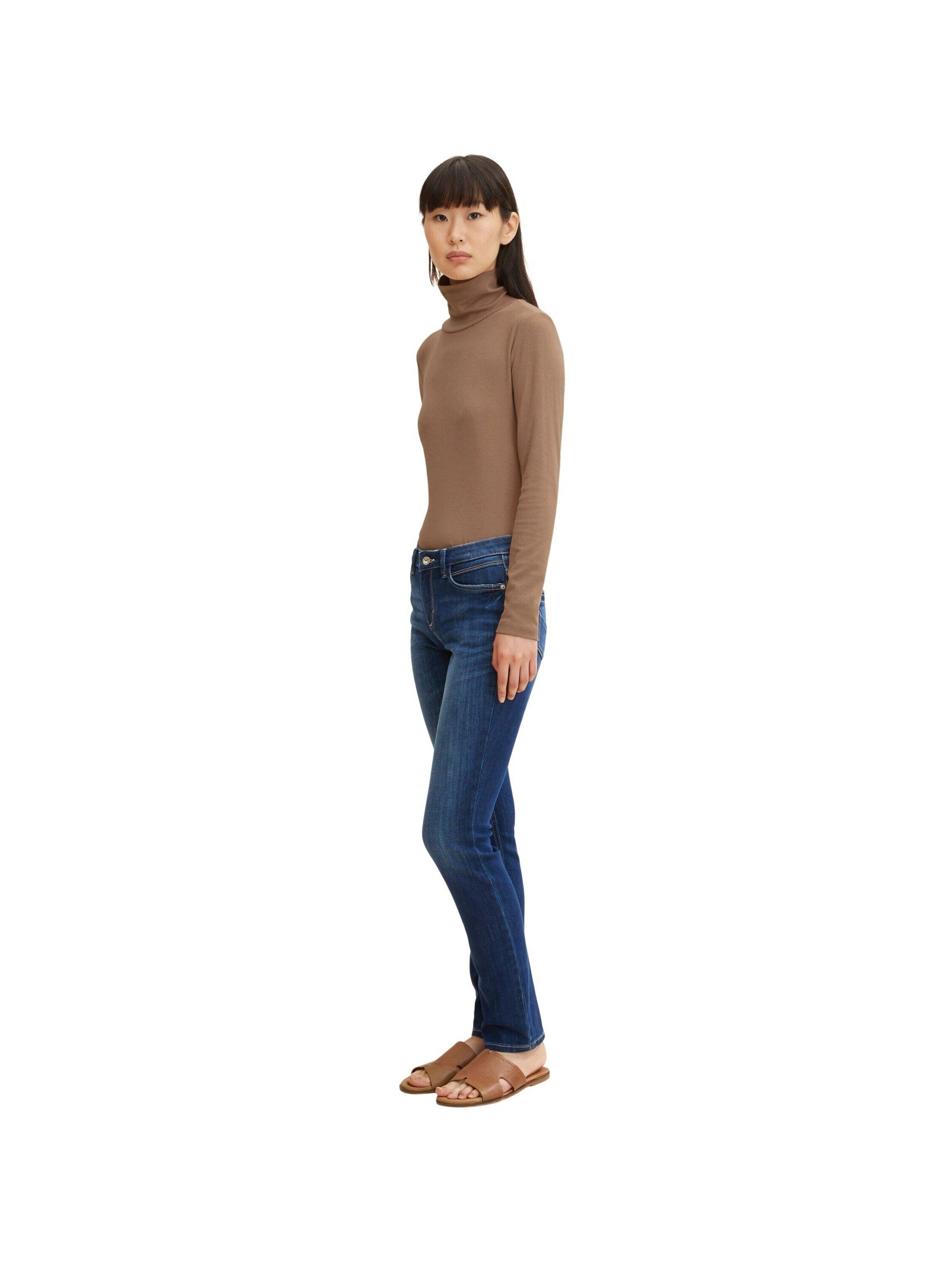 Patches, Plain/ohne Details (1-tlg) Skinny-fit-Jeans TAILOR TOM