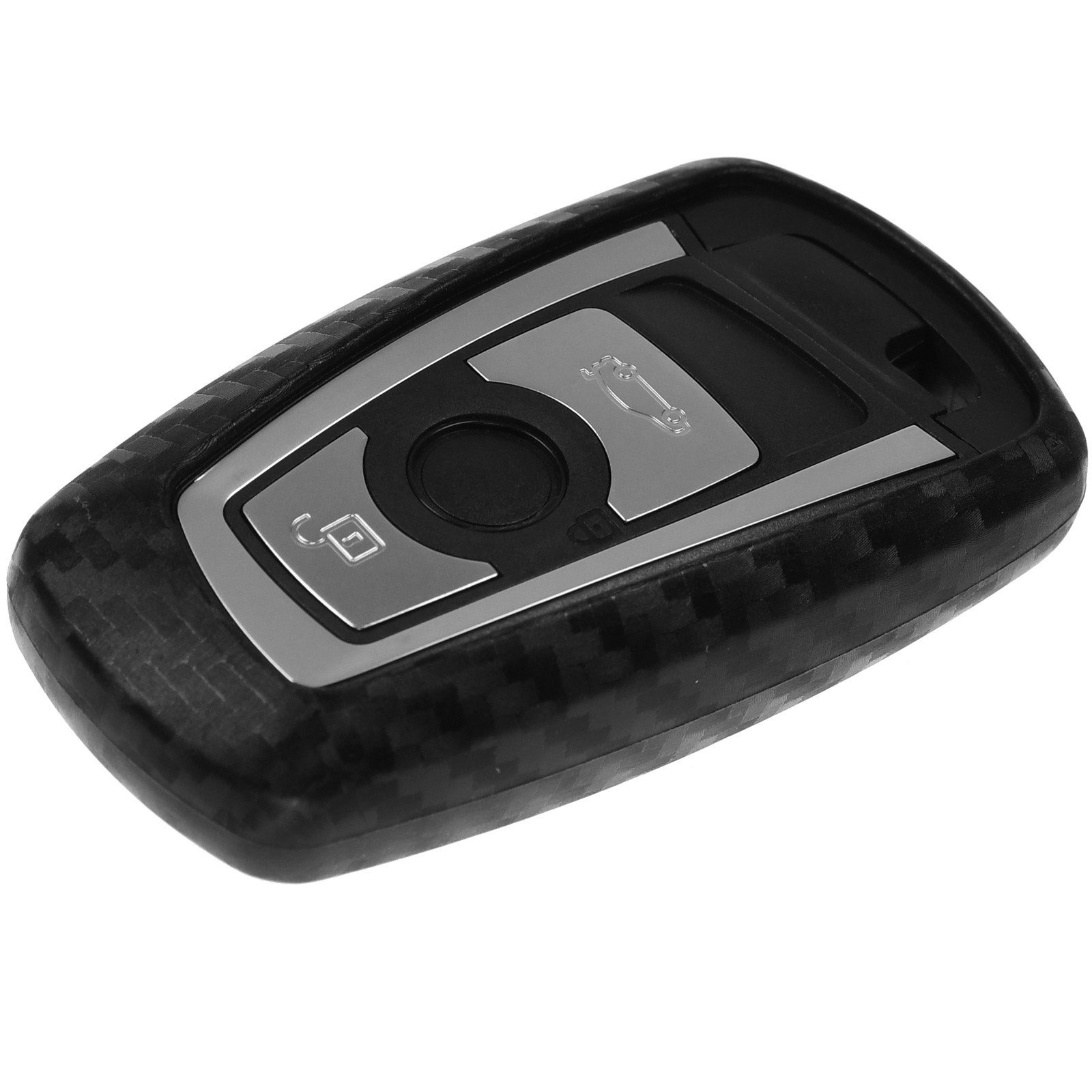 Softcase Look, Silikon F20 Autoschlüssel F30 Tasten F33 F32 F22 3 im F31 für 4er BMW KEYLESS 2er Carbon Schlüsseltasche F13 3er mt-key Schutzhülle 1er