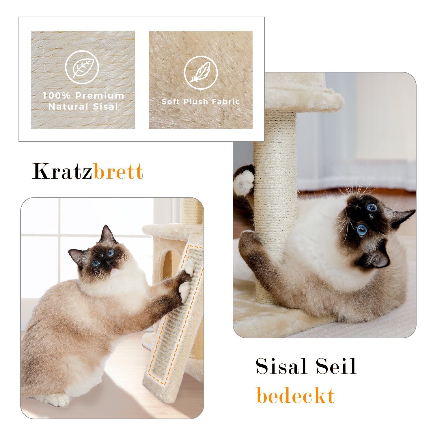 PAWZ Road Kratzbaum Katzenbaum Katzenmöbel mit Sisal-Seil Plüsch Liege ... - 0D3cf374 1b1e 401b 9008 BaceDbfc3f1f?h=380&w=360&sm=clamp&upscale=true&fmt=auto