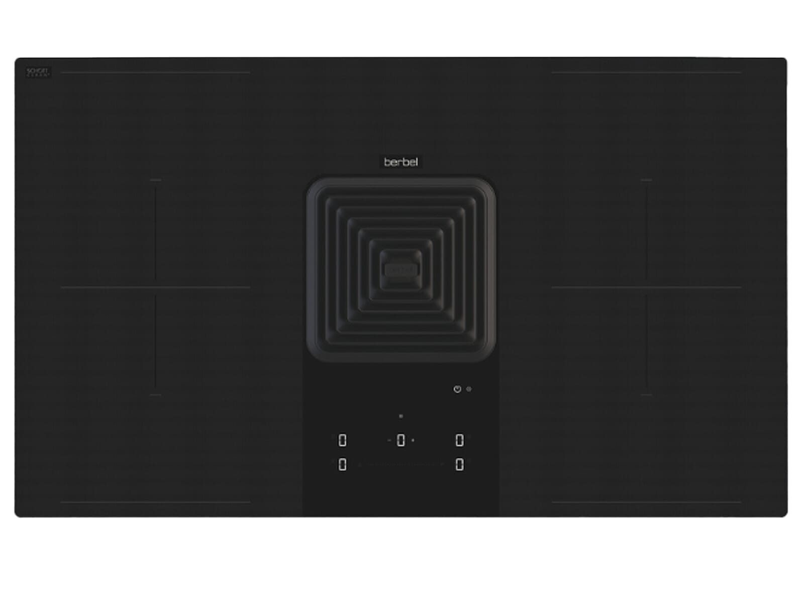Berbel Kochfeld mit Dunstabzug 1100084DLUBUR, Timer