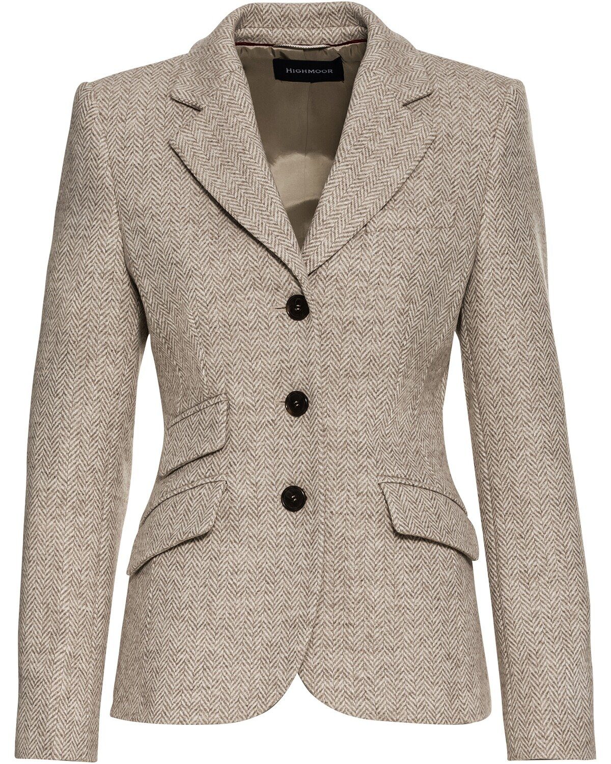 Highmoor Jackenblazer Fischgrat-Tweed-Blazer
