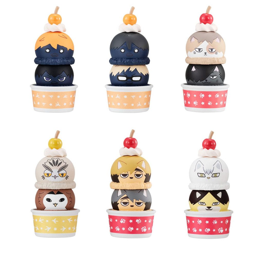 Actionfigur Haikyu!! Tsumichen Stack up & Change Sammelfiguren 6er-Pack 8 cm (with