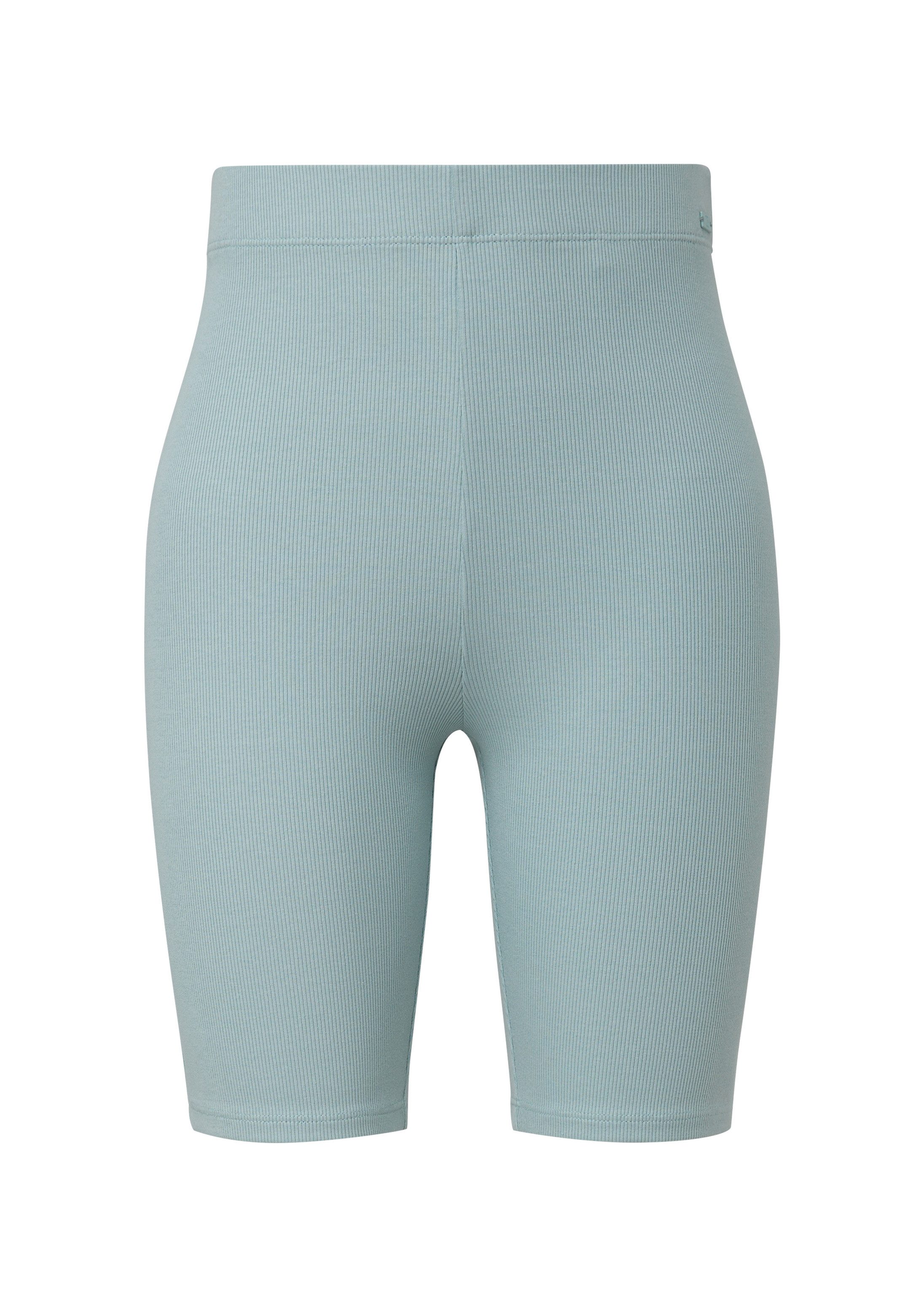 QS Shorts Leggings Super Skinny: Leggings mit Rippstruktur