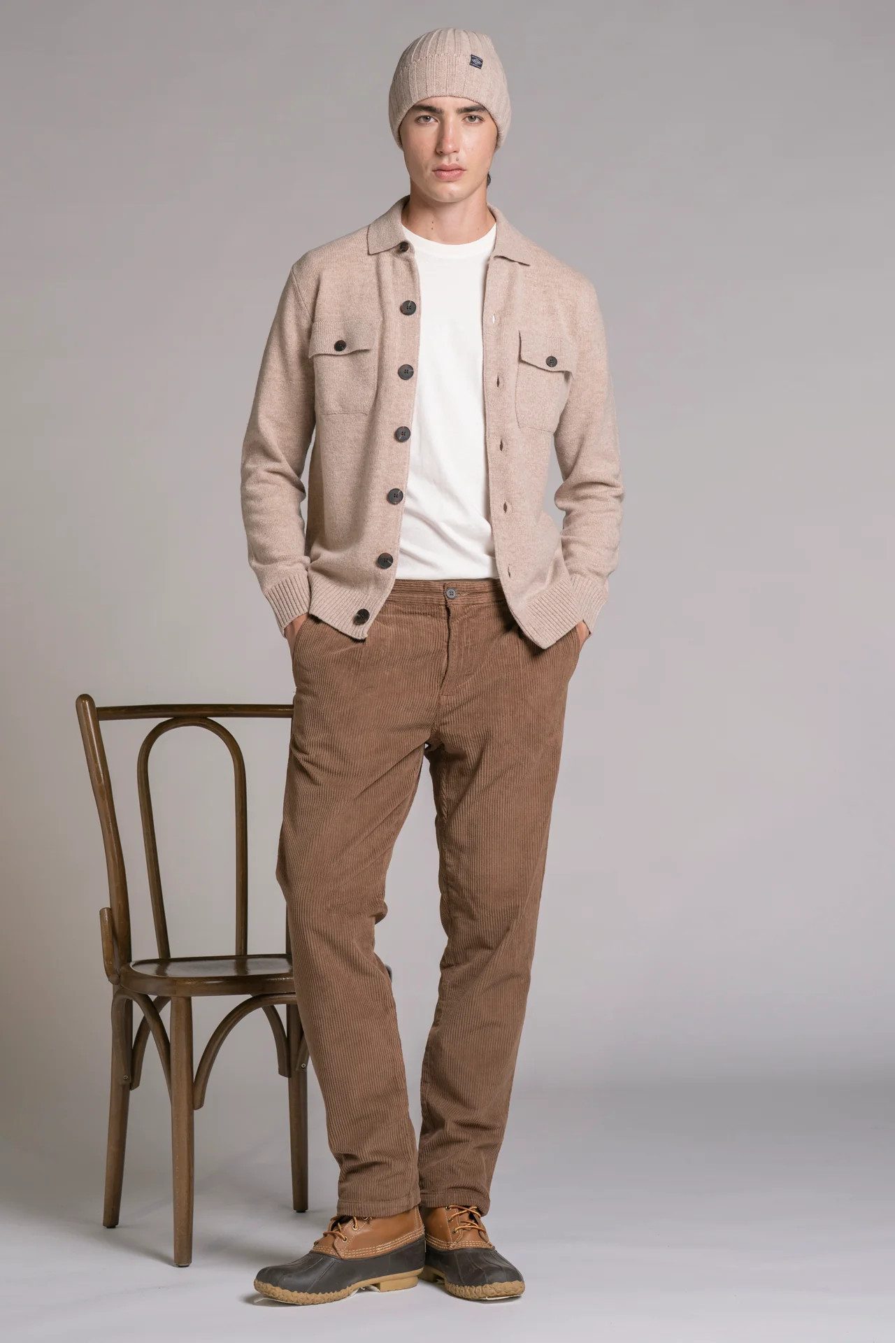 IMPURE Strickjacke ZACK OVERSHIRT MIXED WOOL - Strickjacke - Cardigan