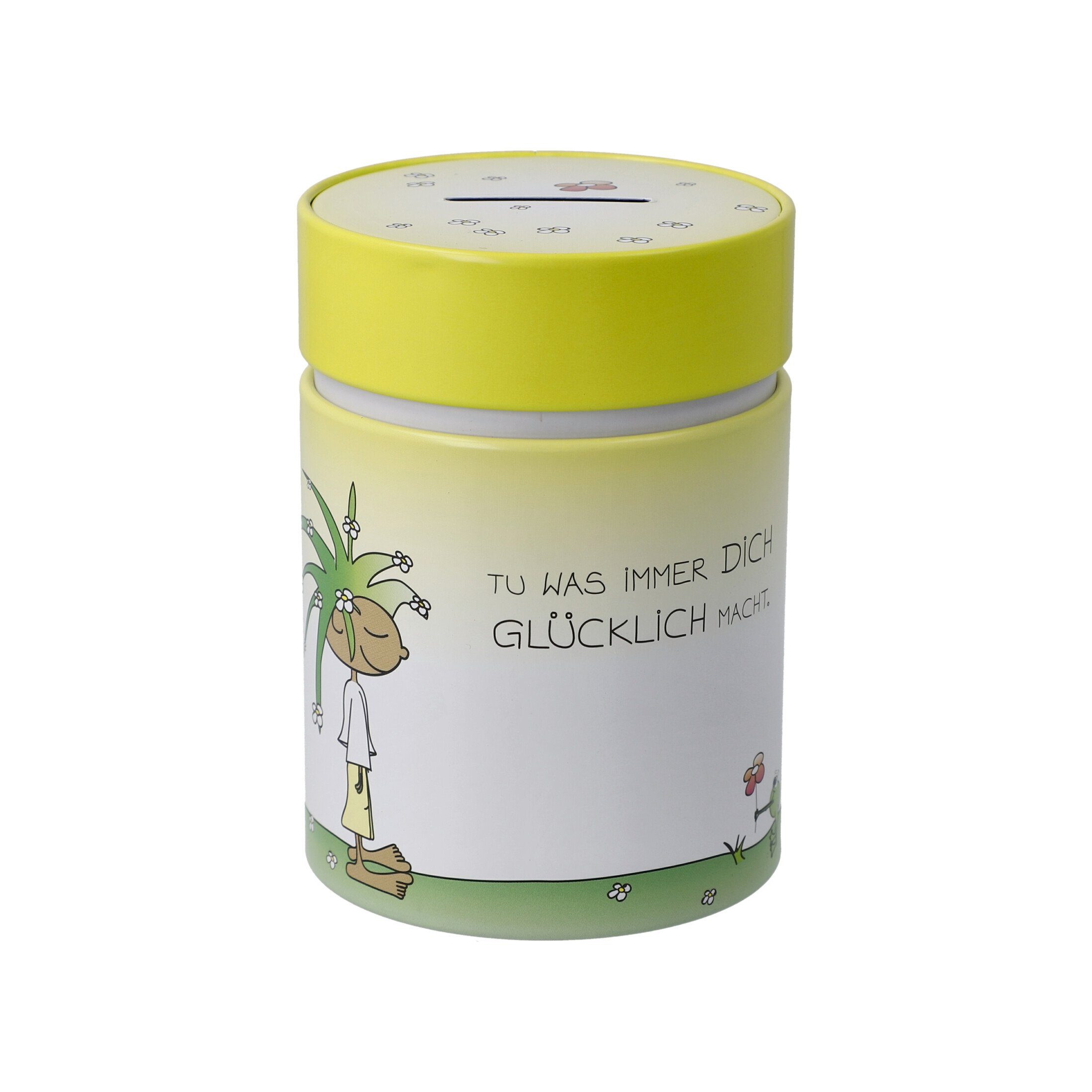 Wohnaccessoires glücklich.. Der \'Tu Yogi® Goebel Dich Goebel immer was kleine Spardose\' Dekofigur -