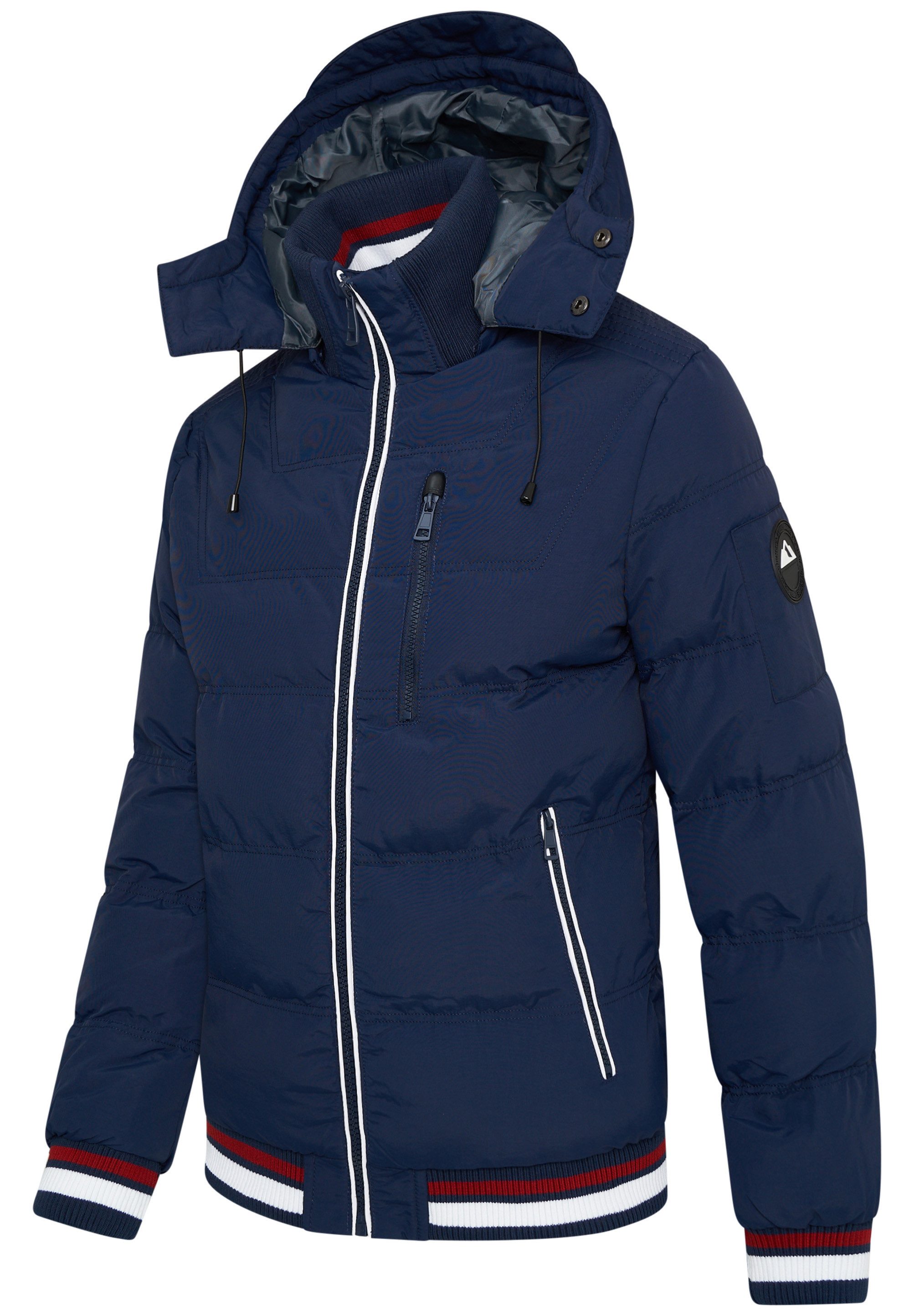 OneRedox Winterjacke ORNUUK Herren warme Pufferjacke Steppjacke Windbreaker